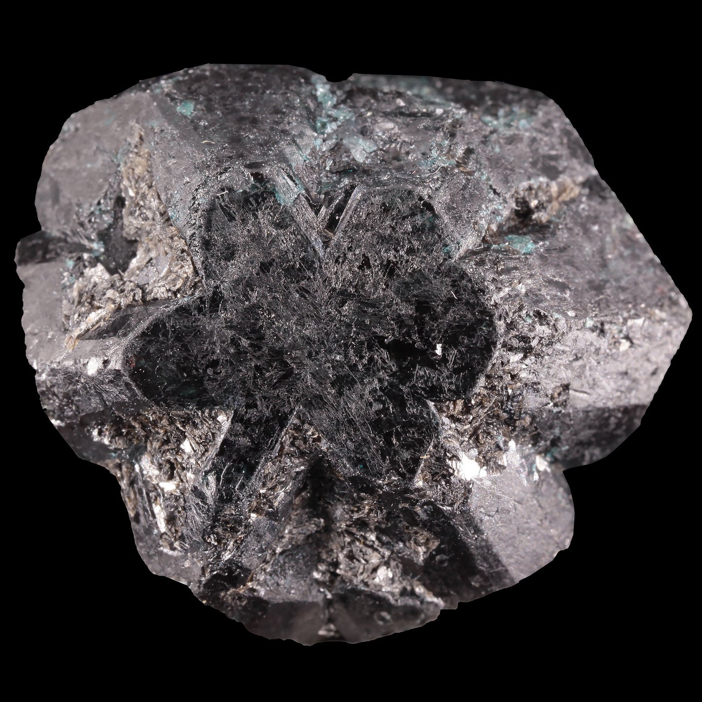 Chrysoberyl (var: Alexandrite)
(color-changing twin)
