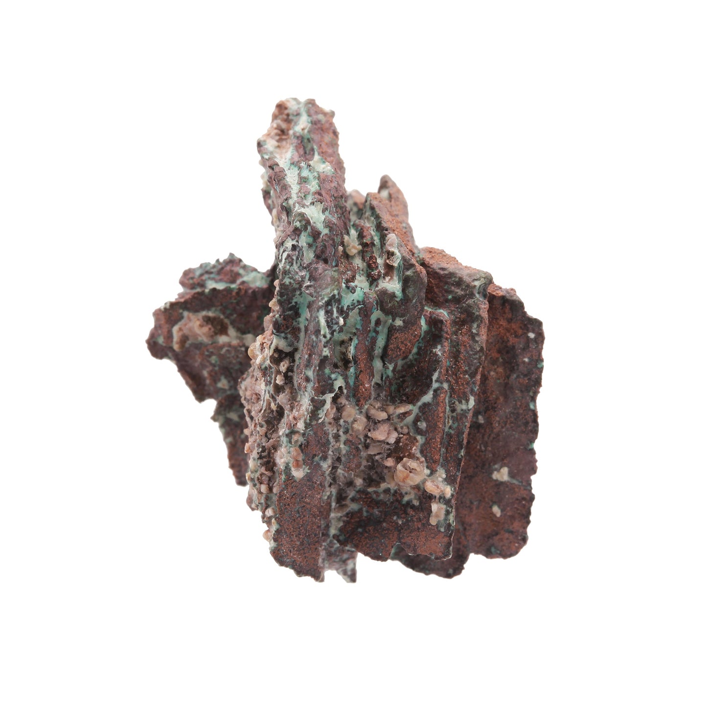 Copper pseudomorph after Azurite
("Copper Rose")