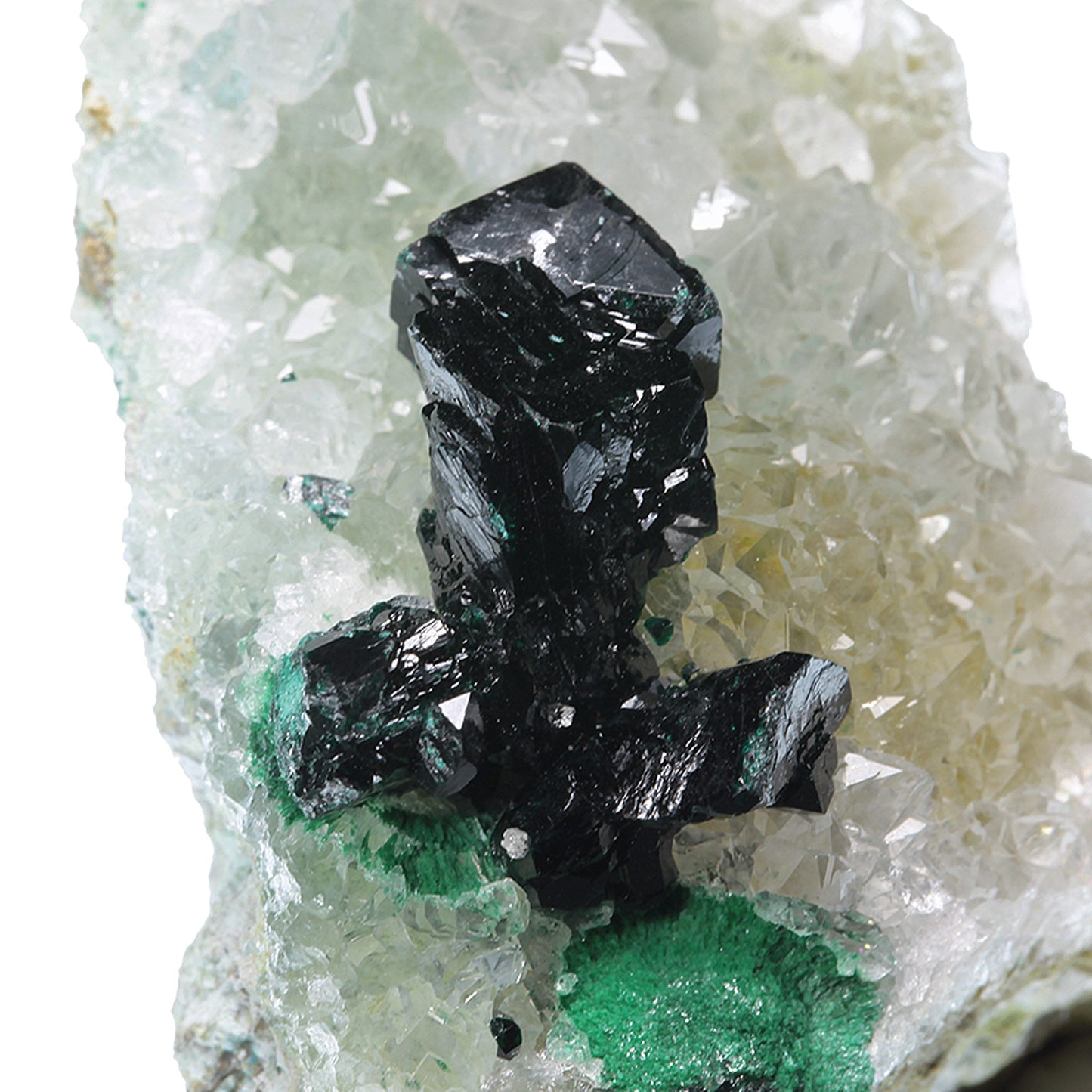 Paratacamite with Malachite