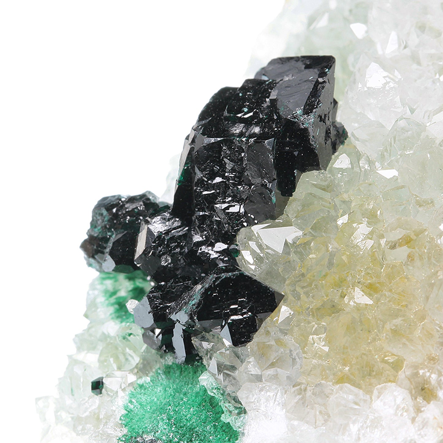Paratacamite with Malachite
