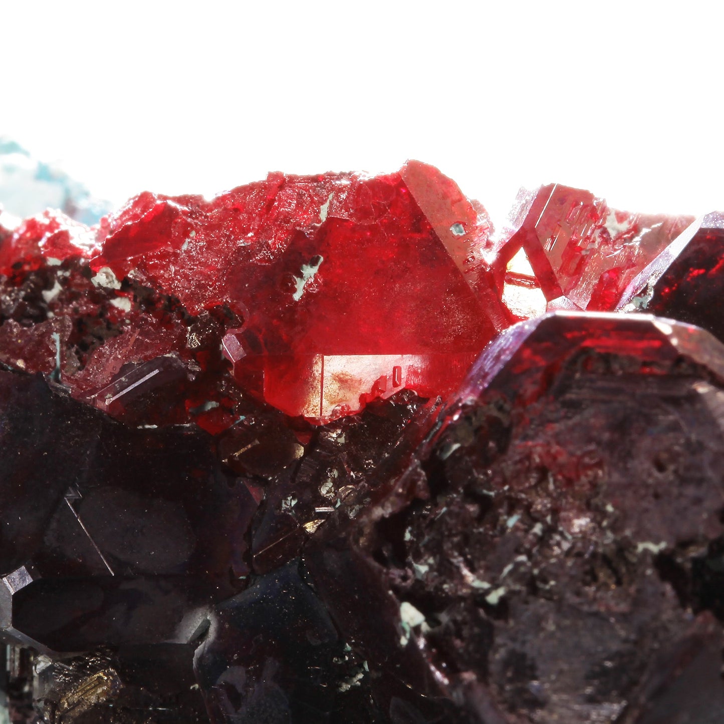 Cuprite on Chrysocolla