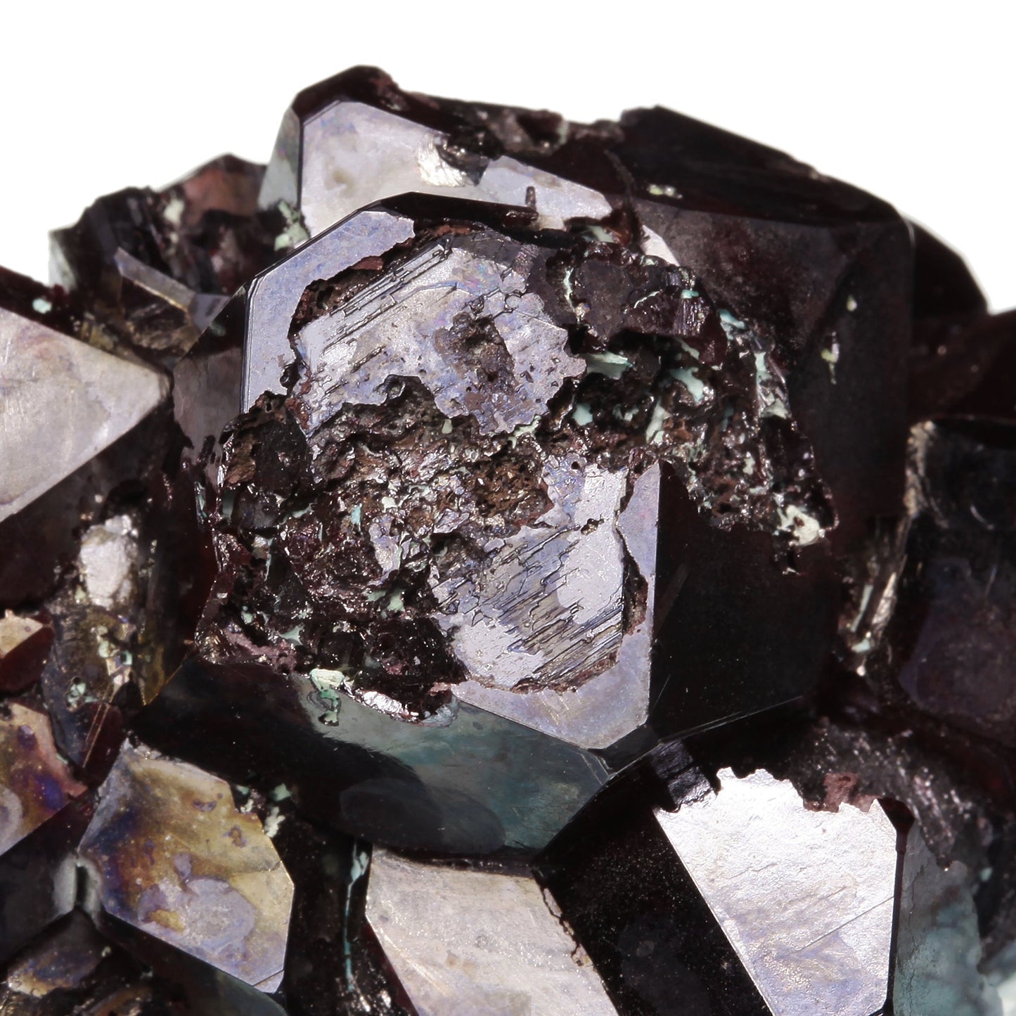 Cuprite on Chrysocolla
