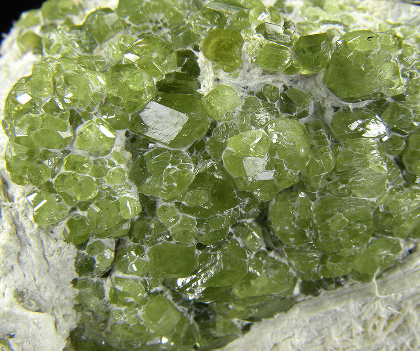 Andradite (var - Demantoid)