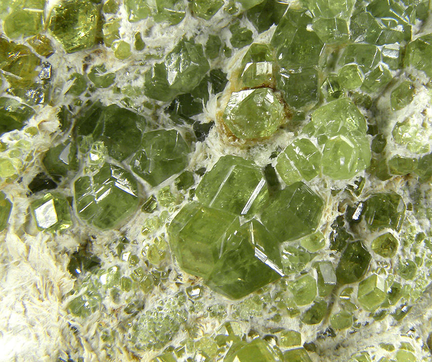 Andradite (var - Demantoid)