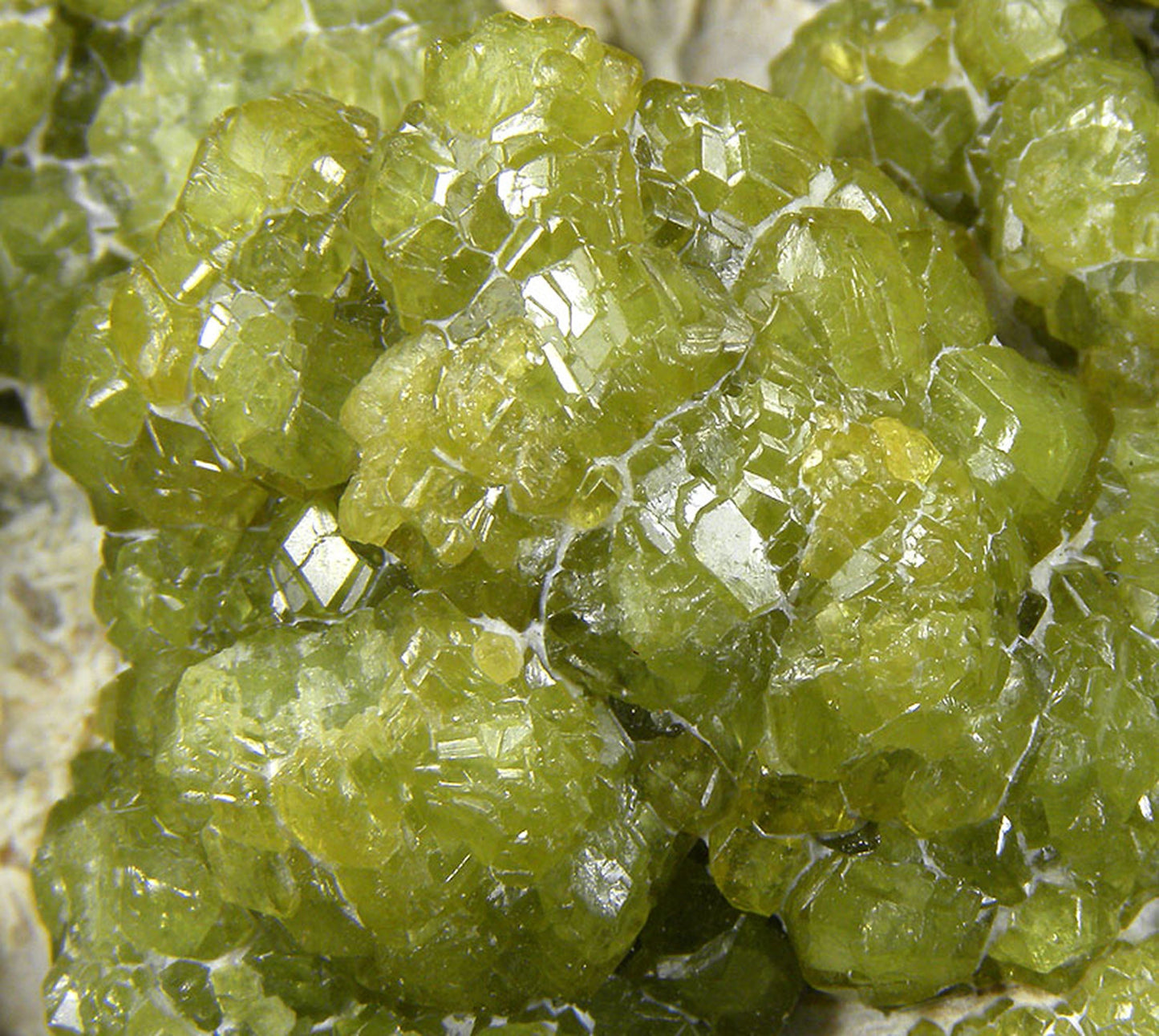 Andradite (var - Demantoid)