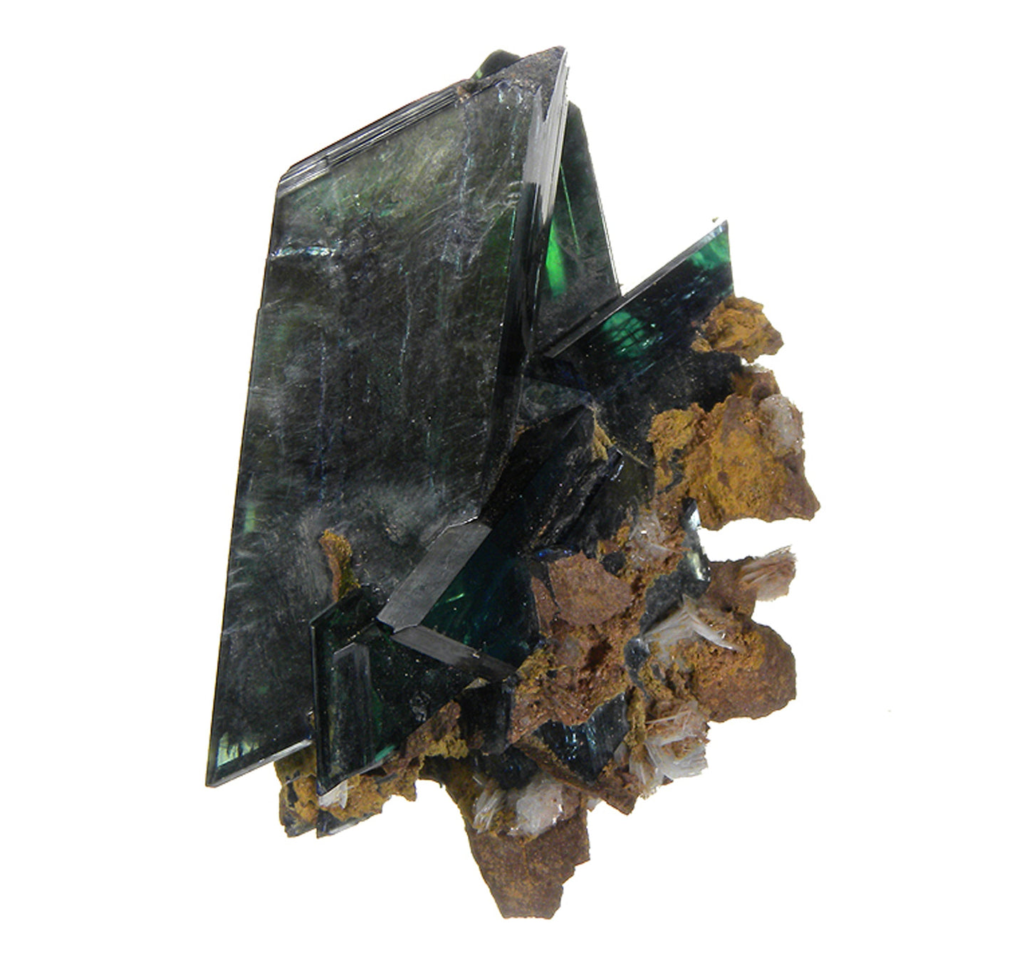 Vivianite with Barite