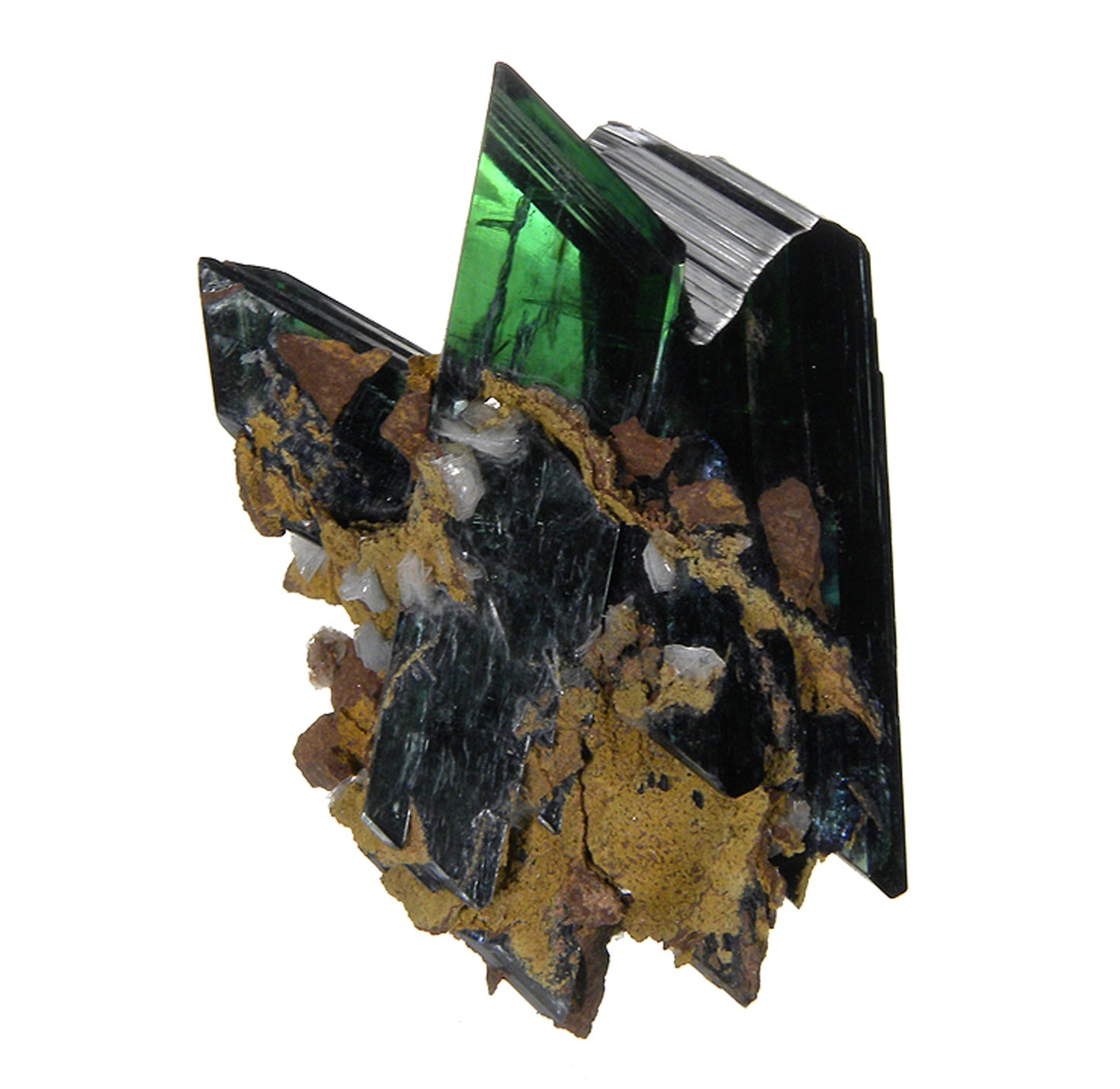 Vivianite with Barite