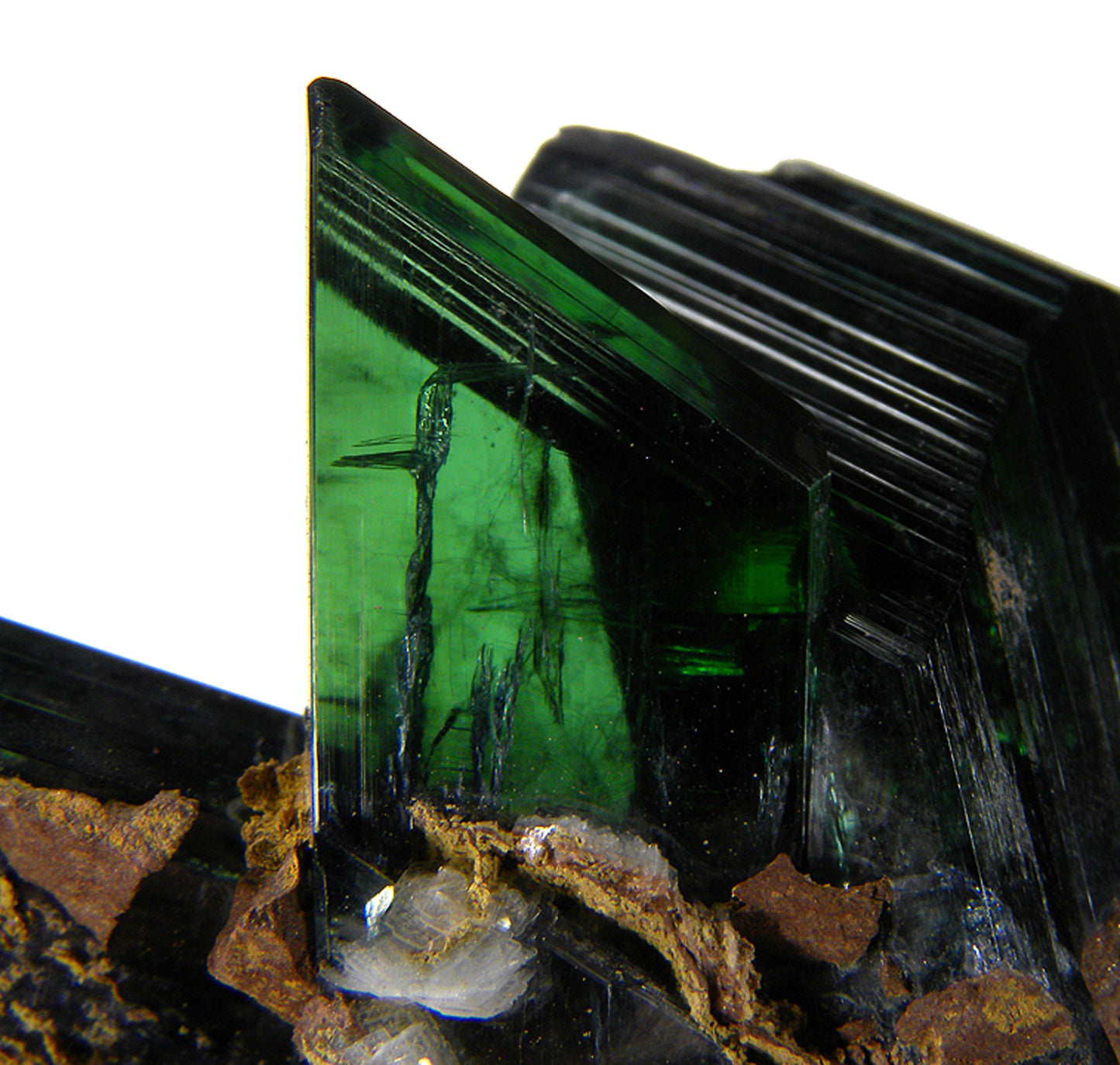 Vivianite with Barite
