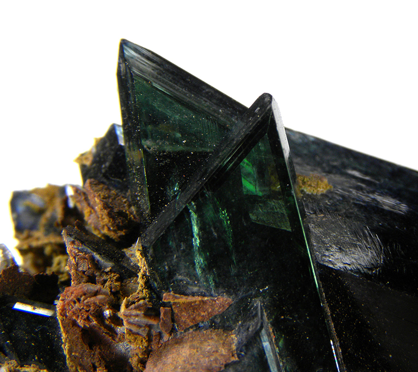 Vivianite with Barite