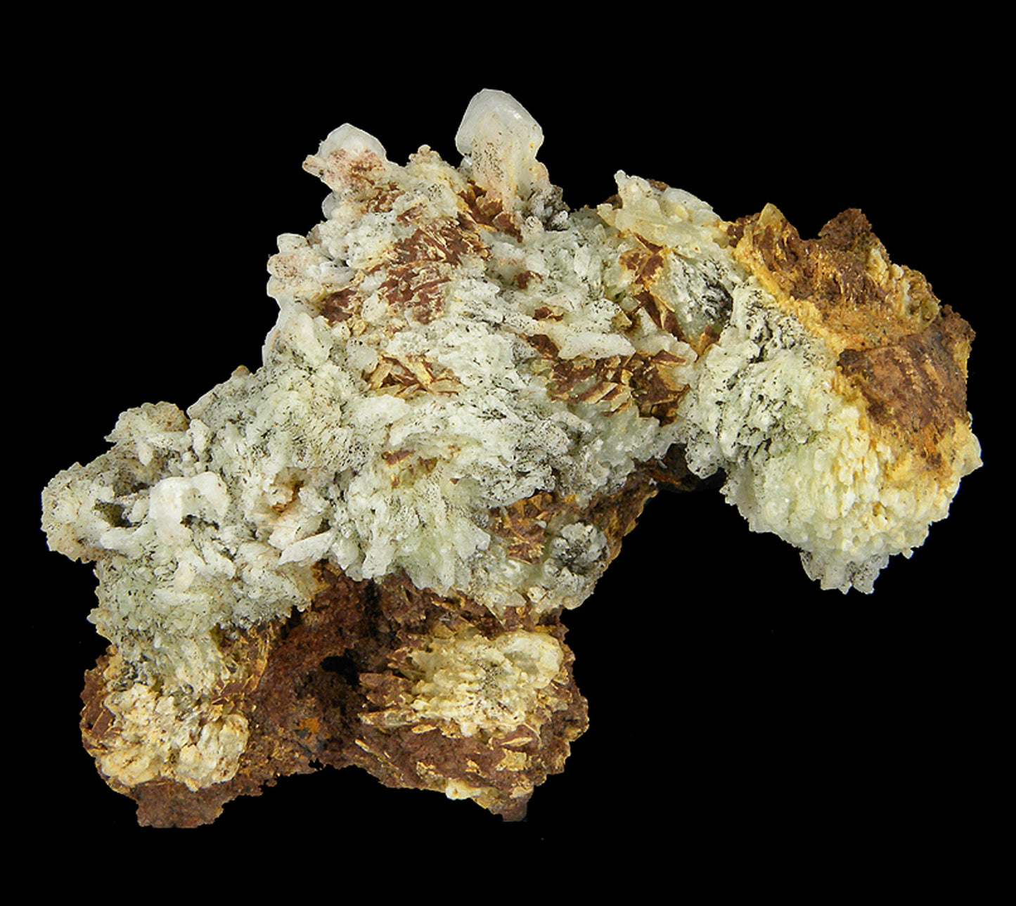 Hopeite (!!) with Phosphophyllite
(first known specimens from South America!)