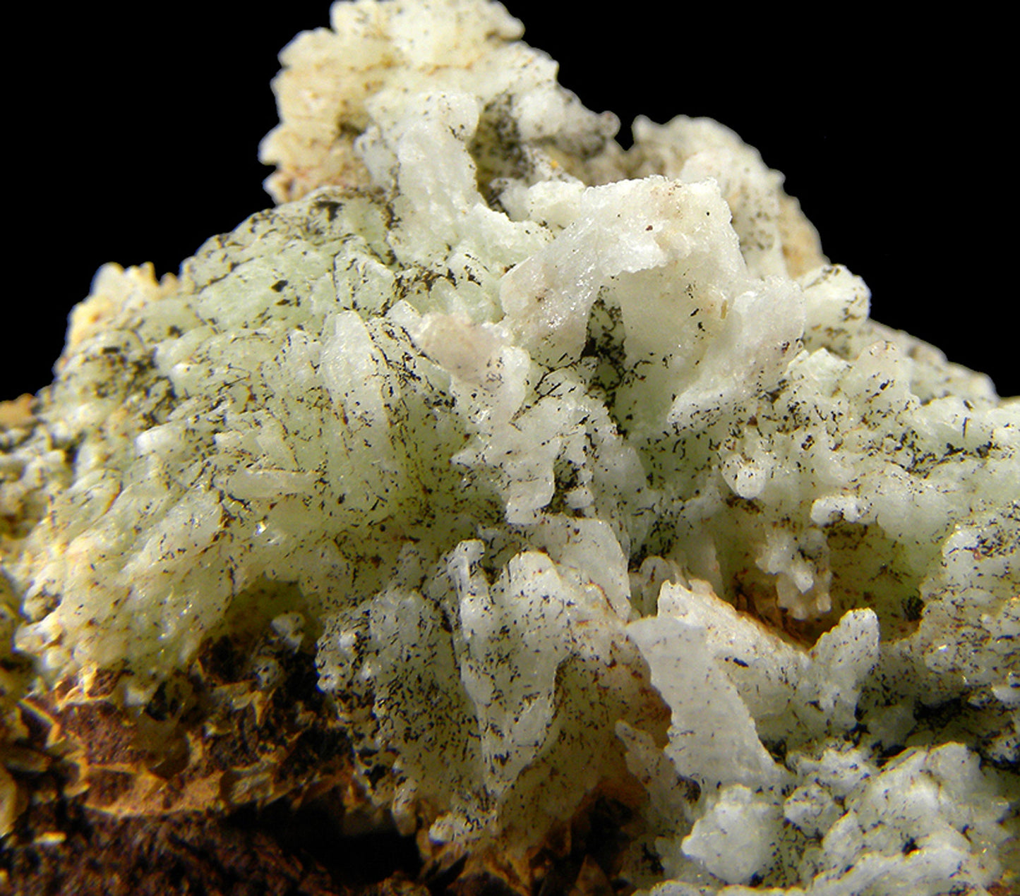 Hopeite (!!) with Phosphophyllite
(first known specimens from South America!)