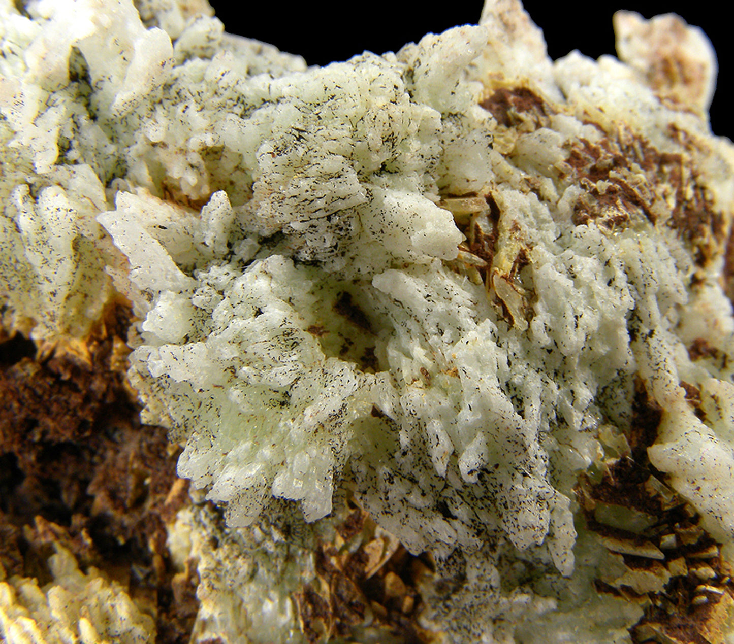 Hopeite (!!) with Phosphophyllite
(first known specimens from South America!)
