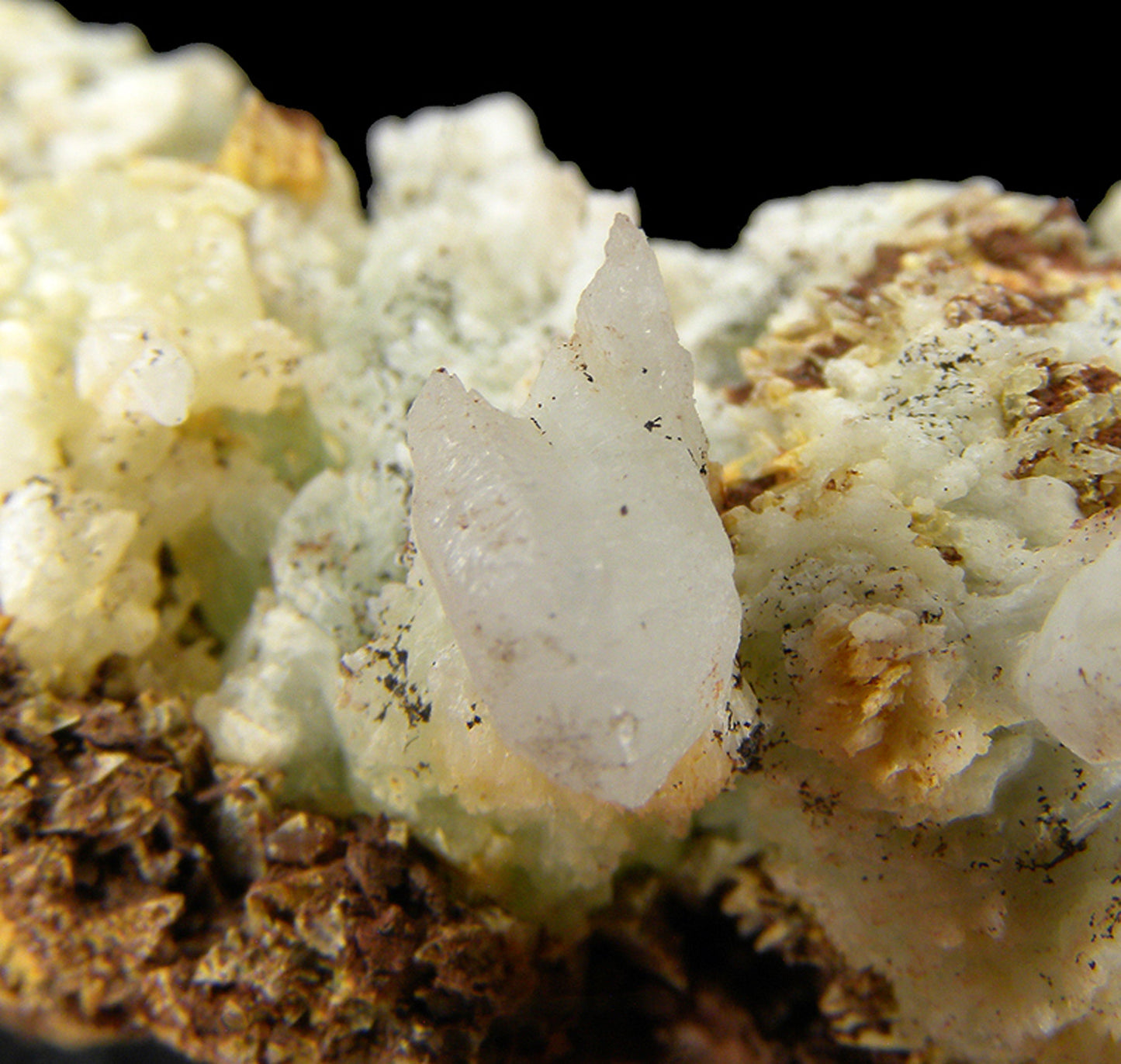 Hopeite (!!) with Phosphophyllite
(first known specimens from South America!)
