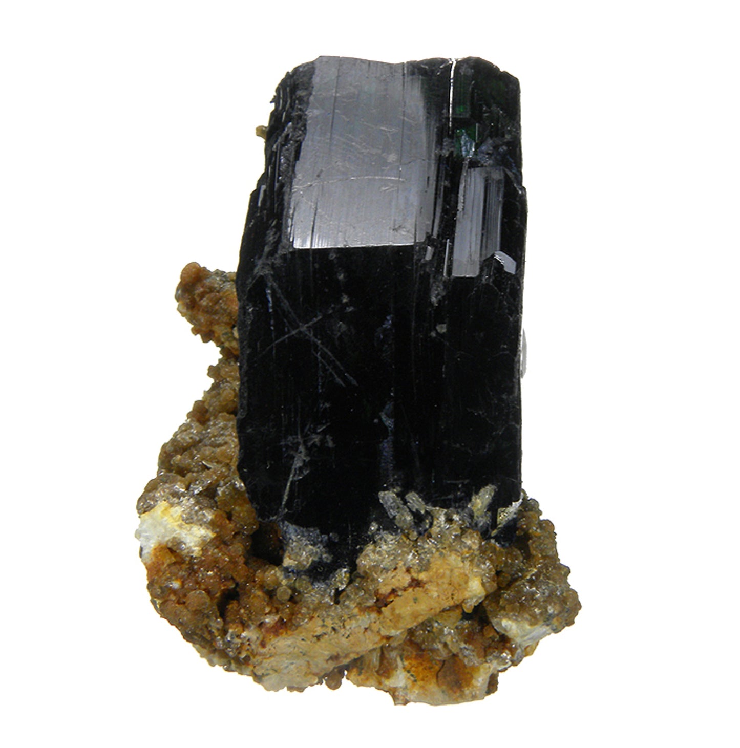 Vivianite with Childrenite and Paravauxite