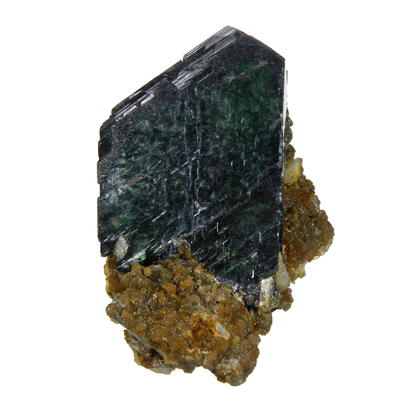 Vivianite with Childrenite and Paravauxite