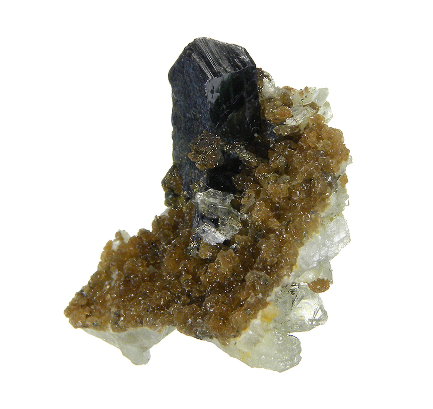 Vivianite with Childrenite and Paravauxite