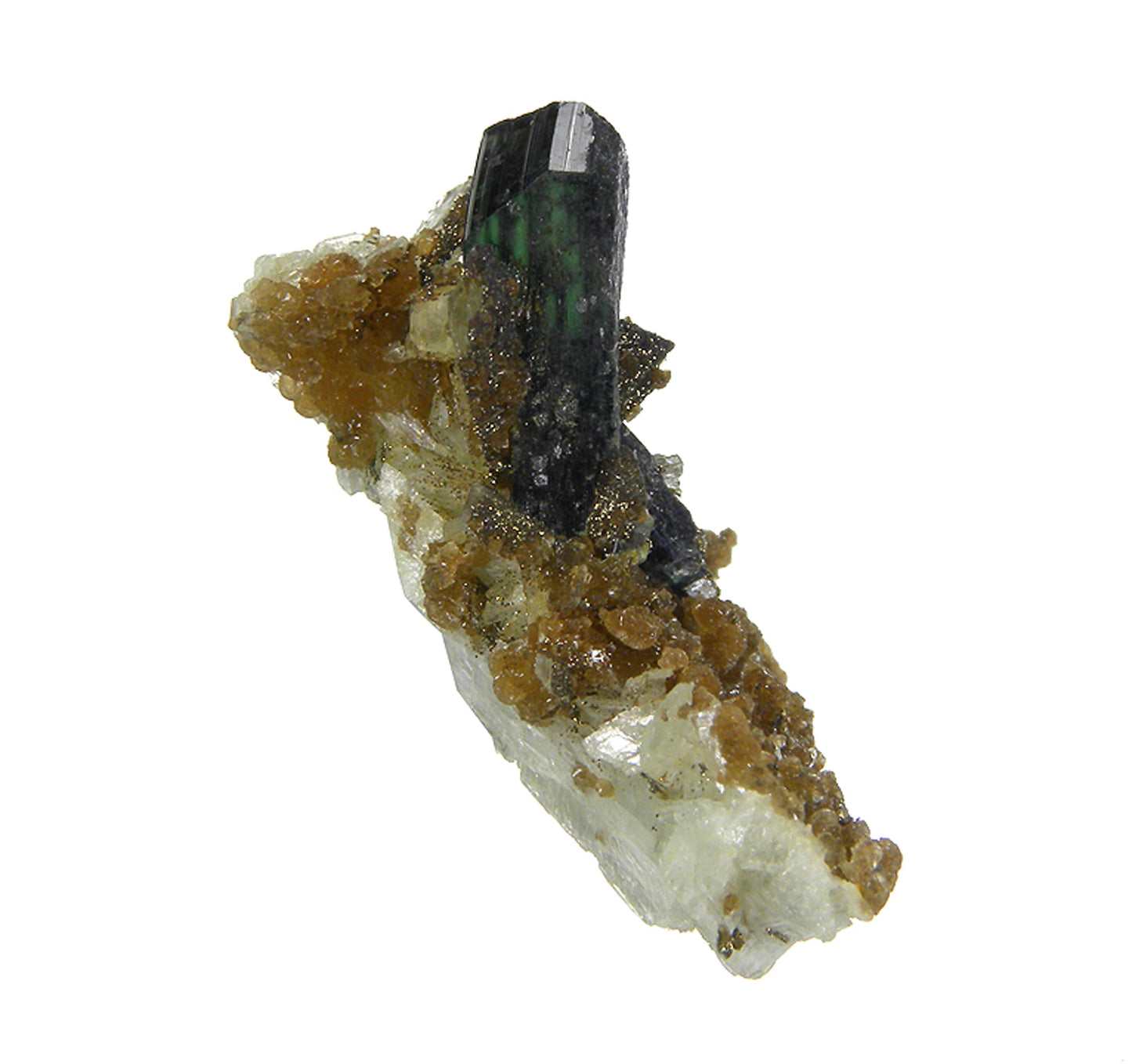 Vivianite with Childrenite and Paravauxite