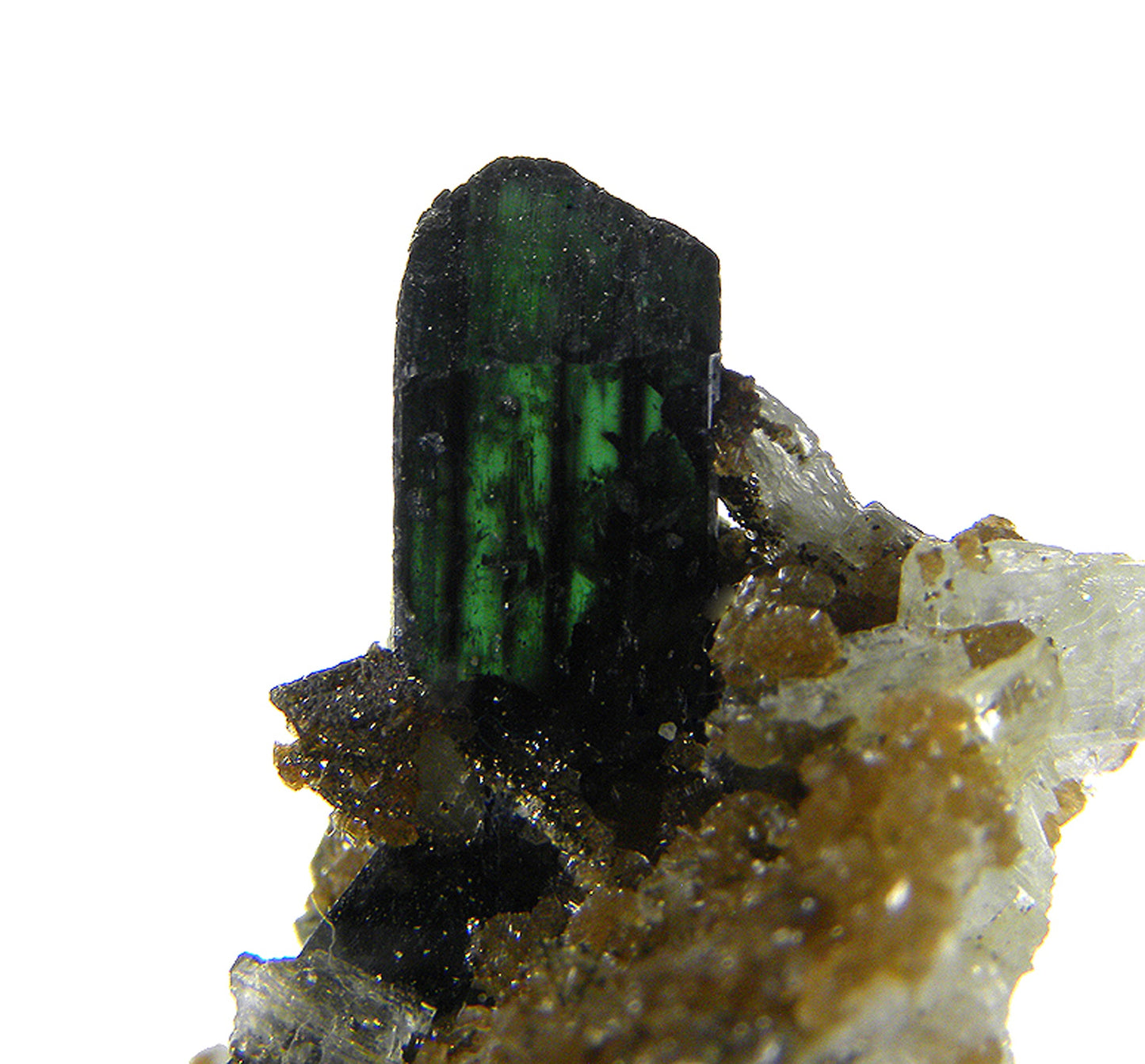 Vivianite with Childrenite and Paravauxite