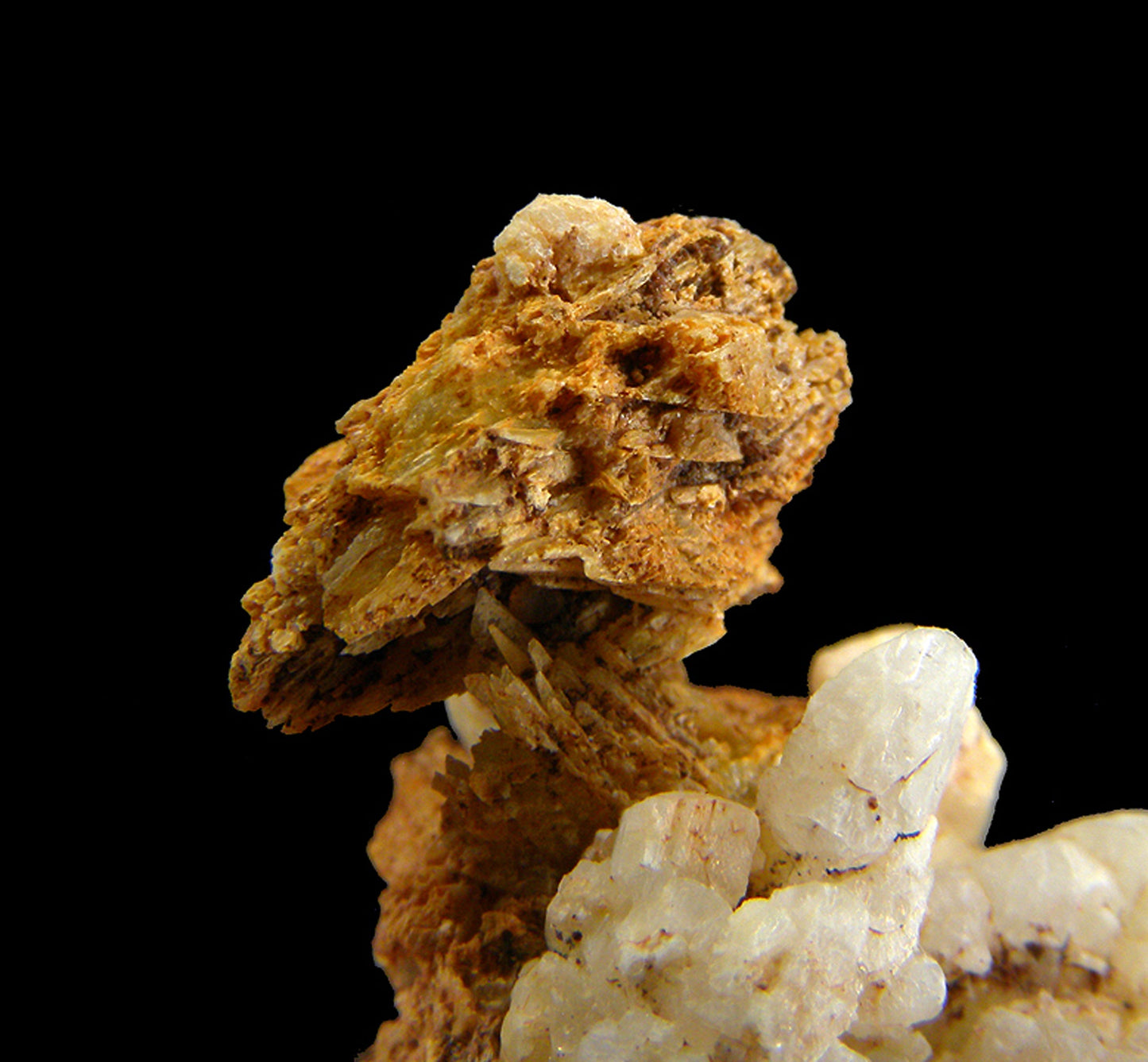 Hopeite (!!) with Phosphophyllite
(first known specimens from South America!)