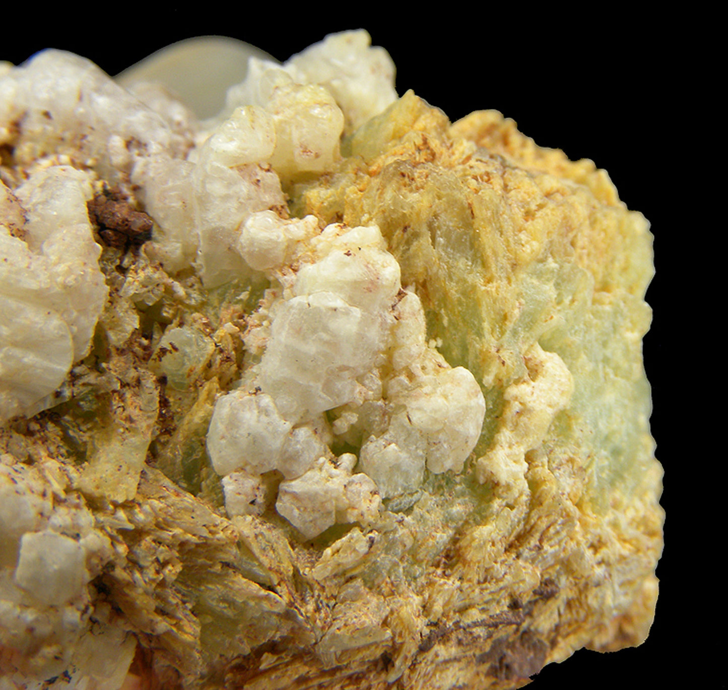 Hopeite (!!) with Phosphophyllite
(first known specimens from South America!)