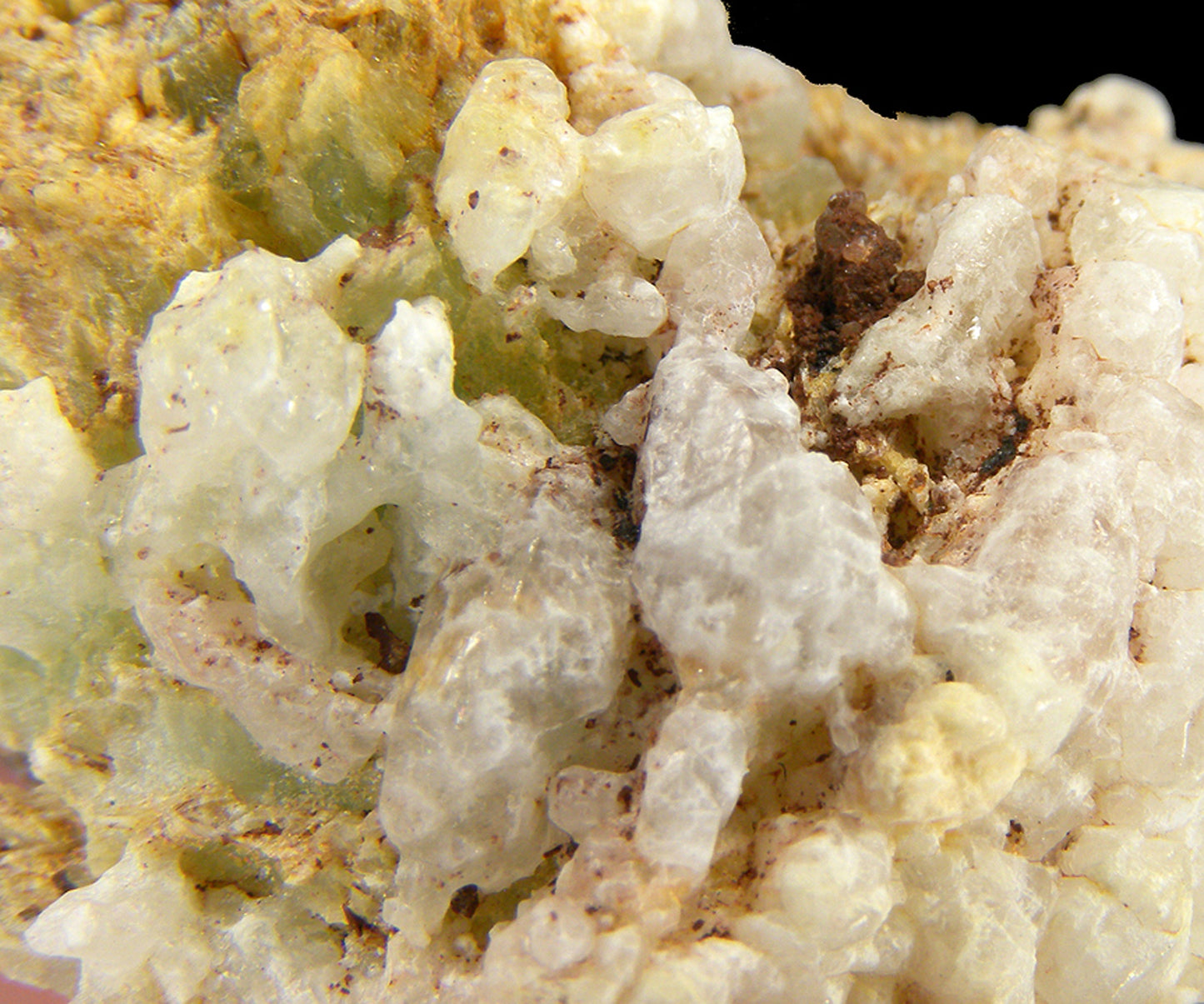 Hopeite (!!) with Phosphophyllite
(first known specimens from South America!)