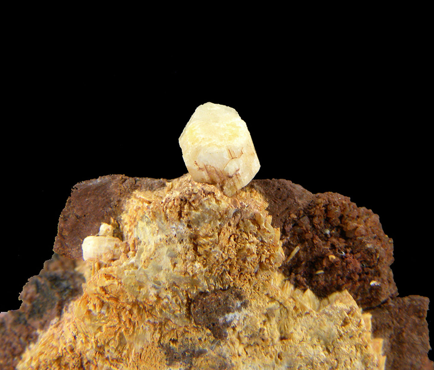 Hopeite (!!) with Phosphophyllite
(first known specimens from South America!)