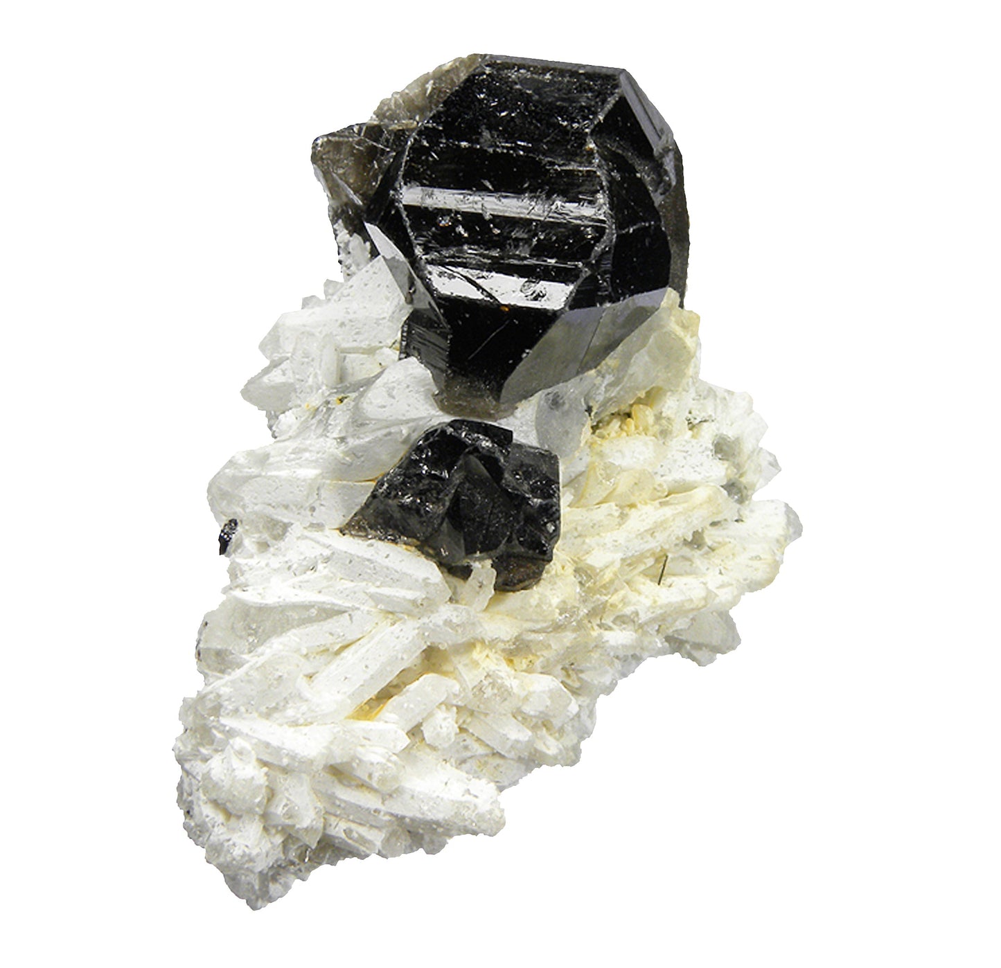 Cassiterite on Quartz