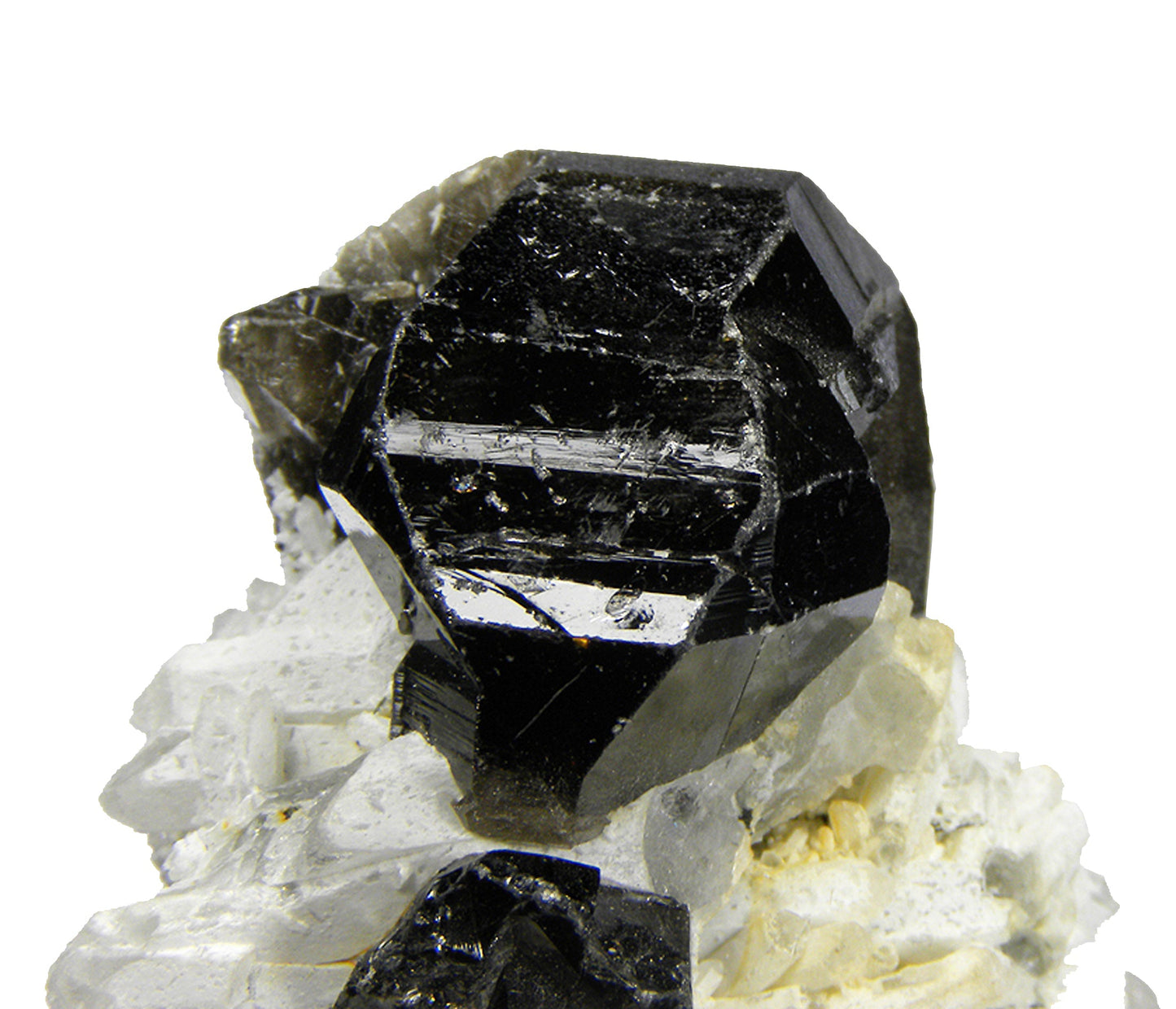 Cassiterite on Quartz