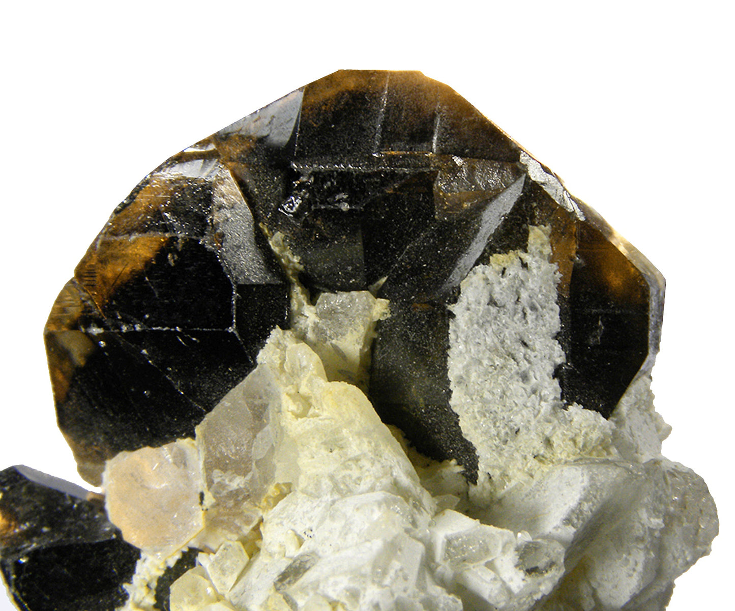 Cassiterite on Quartz