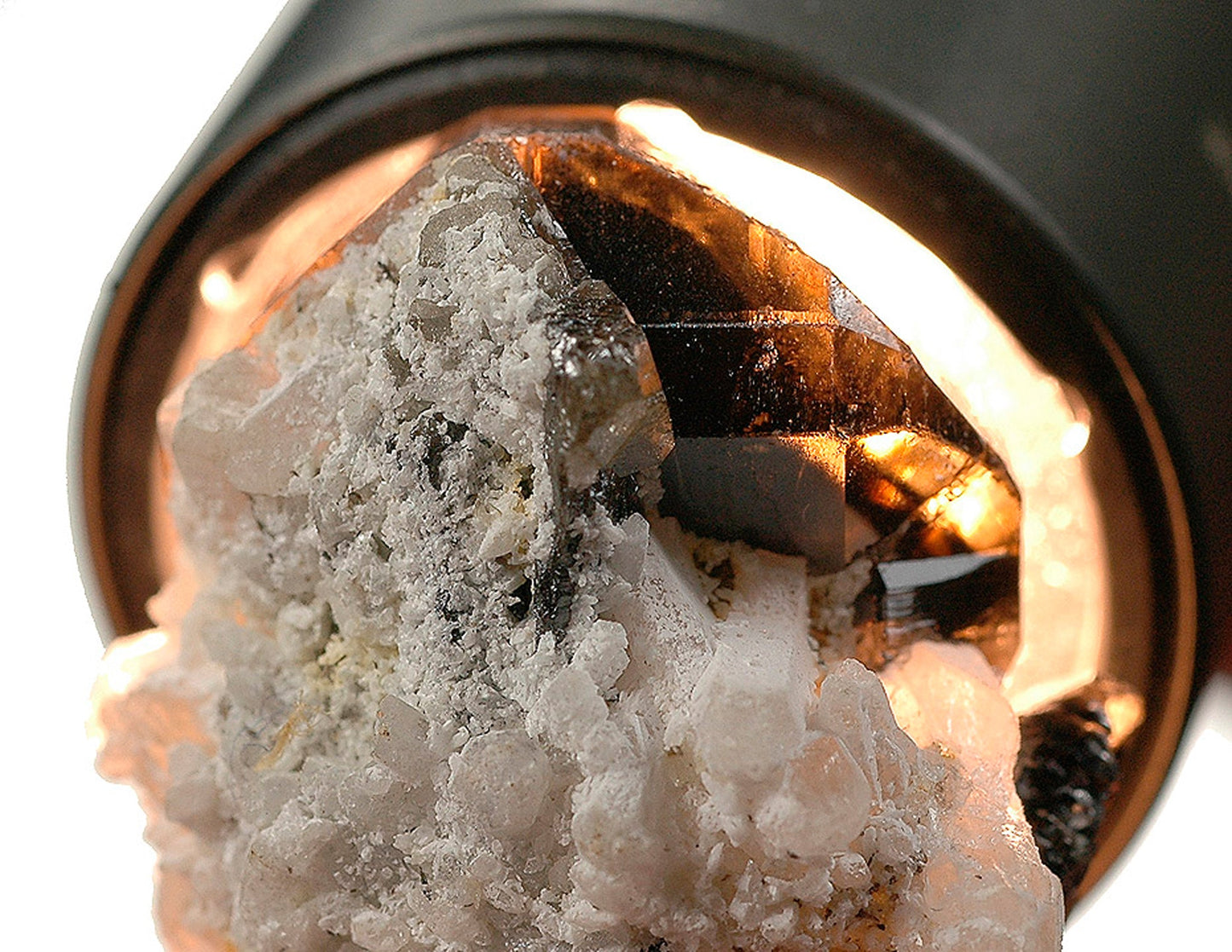 Cassiterite on Quartz