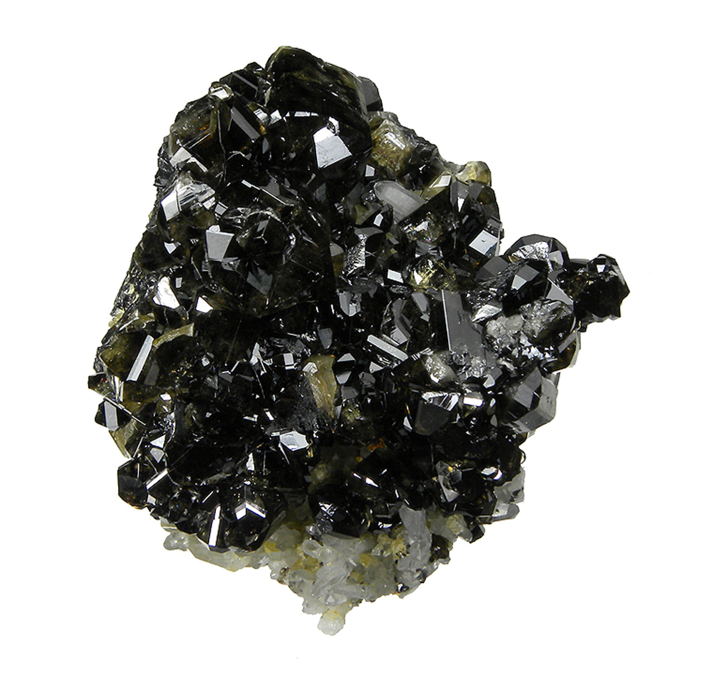 Cassiterite on Quartz