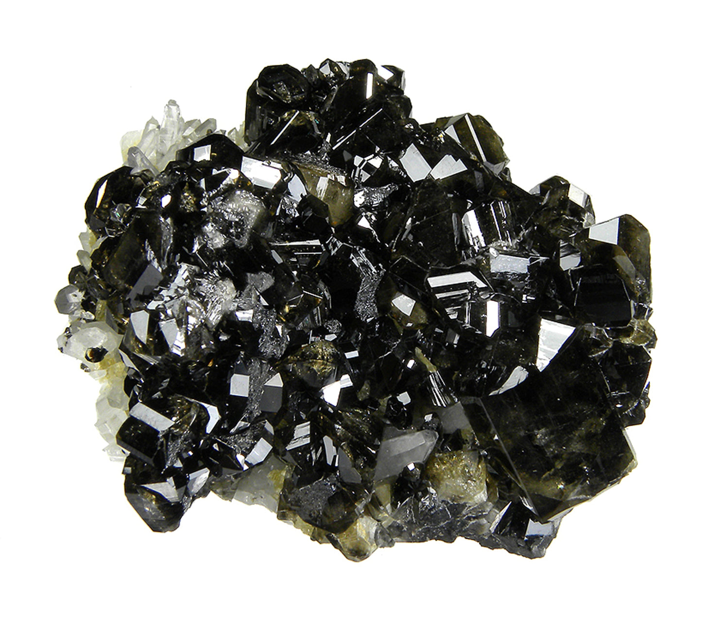 Cassiterite on Quartz