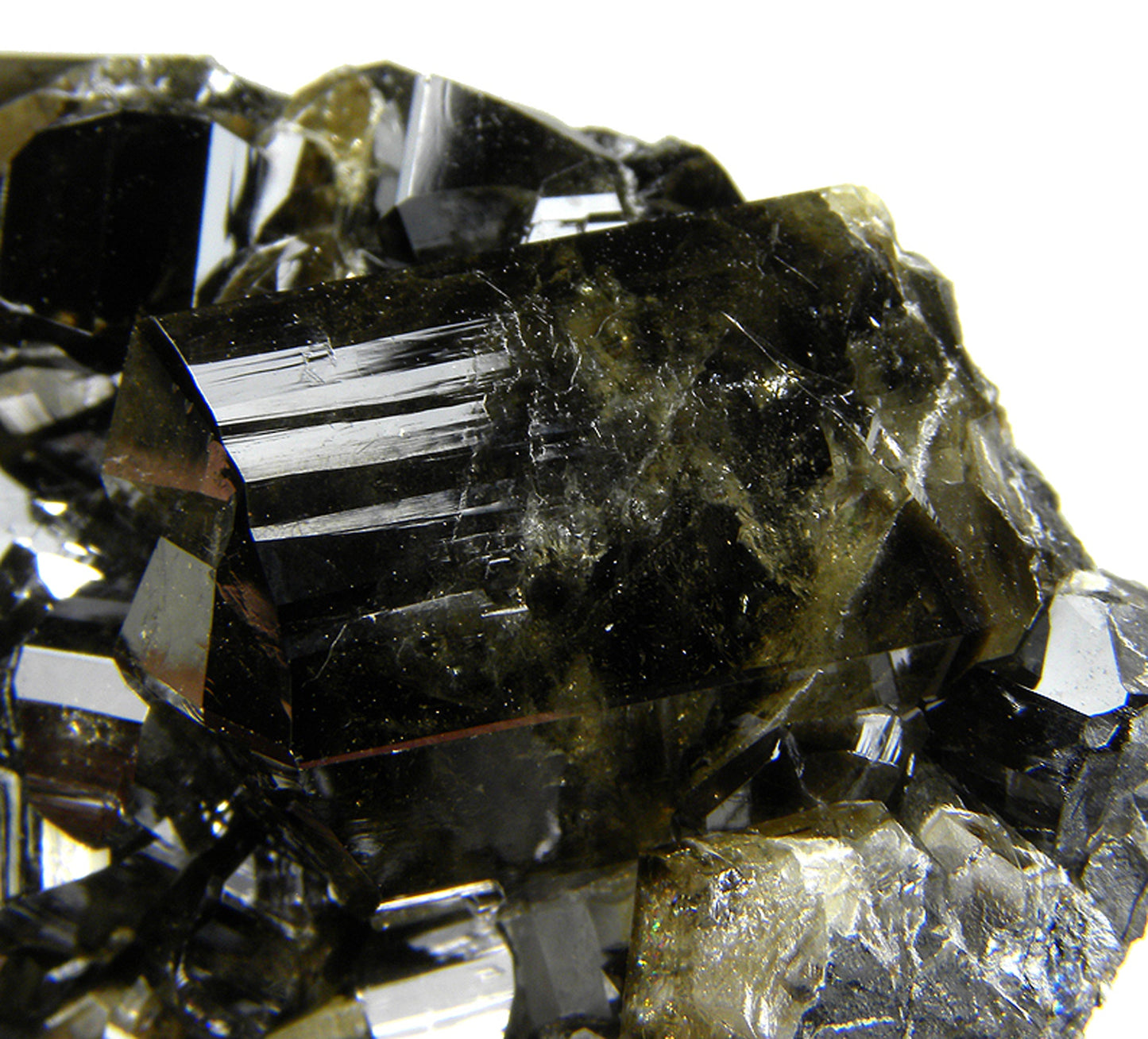 Cassiterite on Quartz