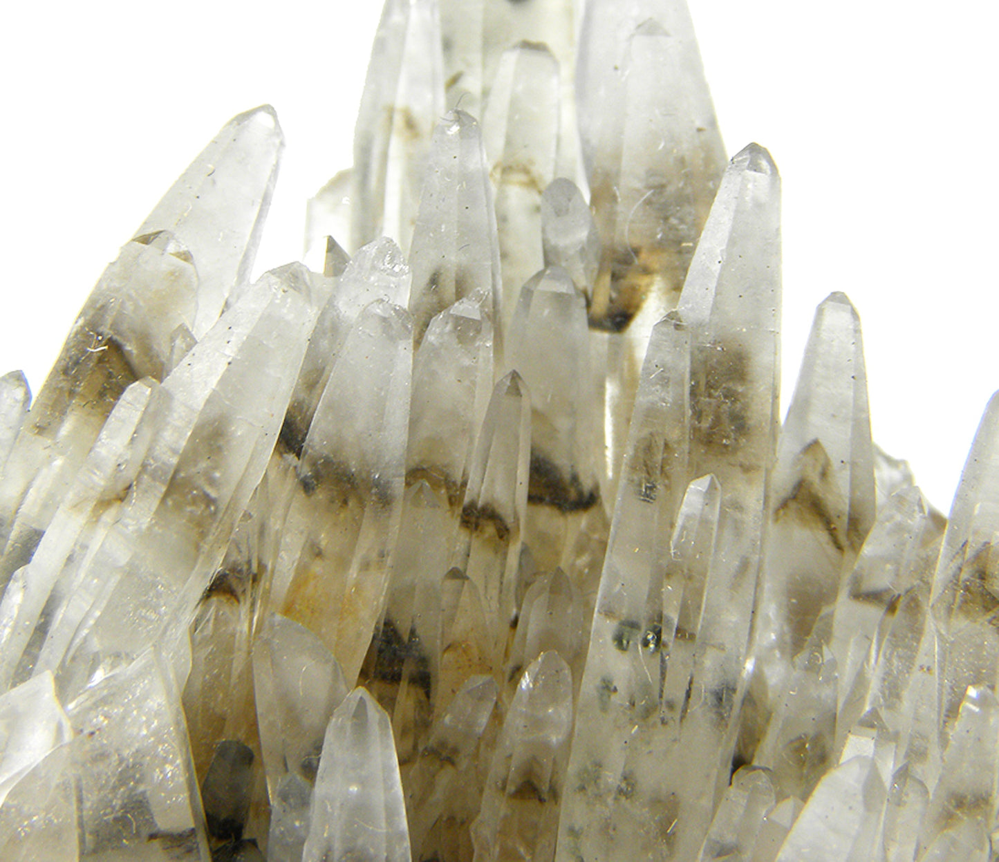 Cassiterite and Quartz with Smoky Quartz Phantoms
