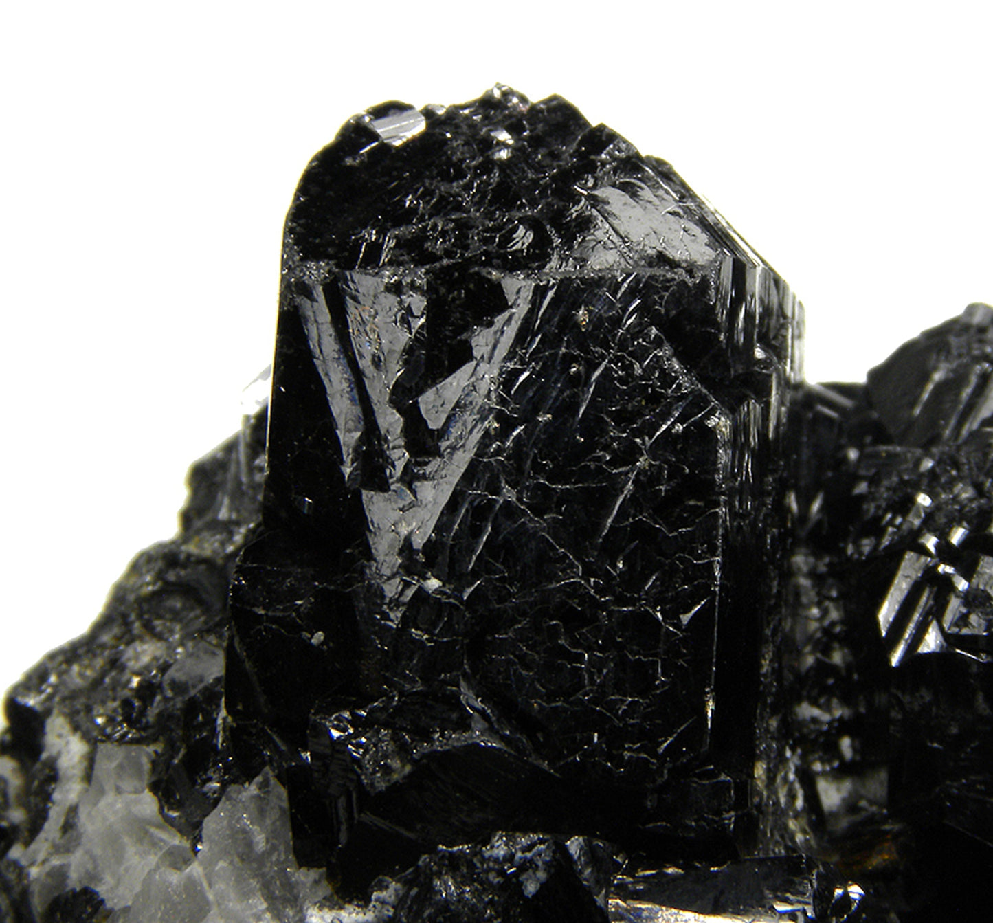 Cassiterite
(“drill bit” twins)