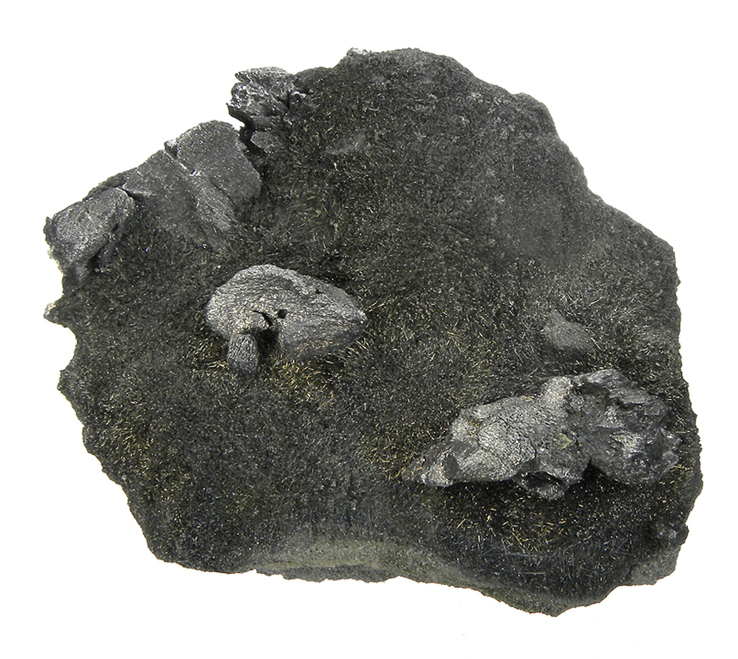 Andorite with Zinkenite on matrix