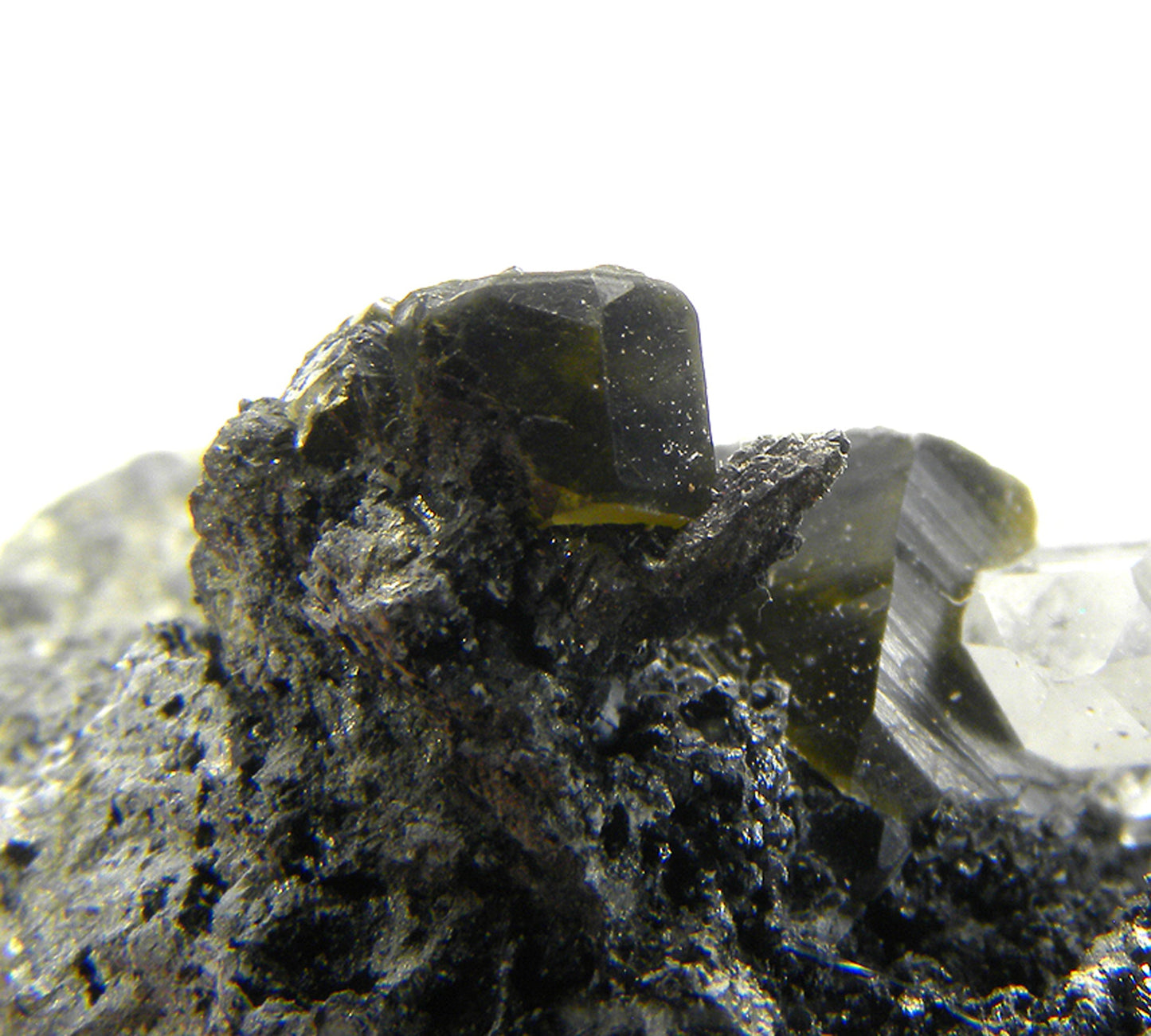 Siderite and Quartz on Pyrite (replacing Siderite) with Stannite