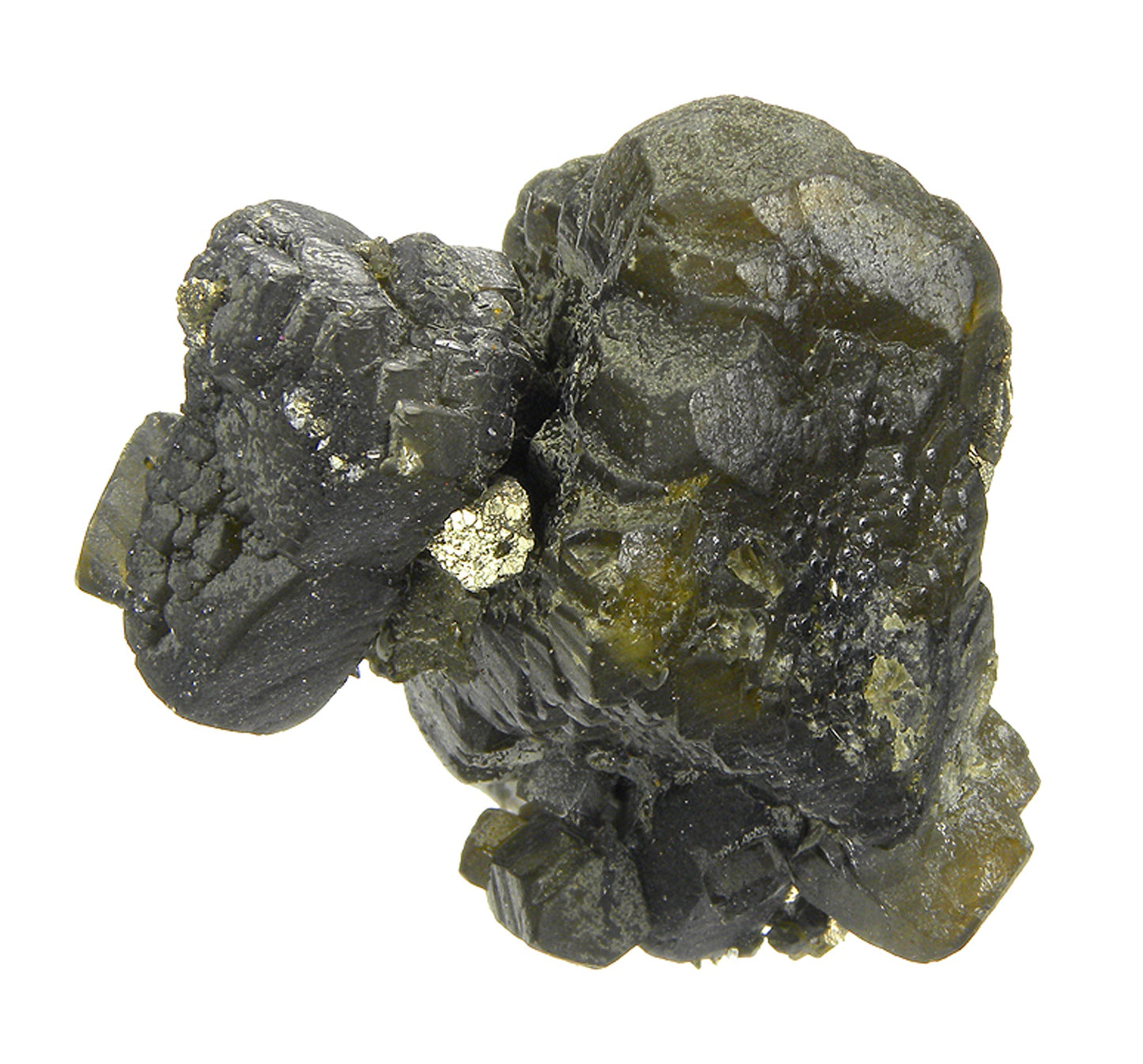 Siderite with Pyrite (replacing Siderite)