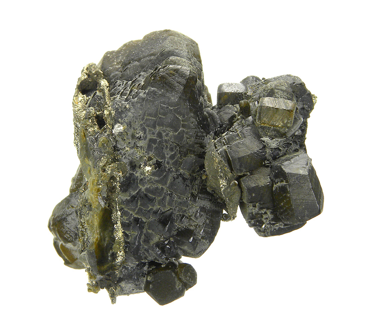 Siderite with Pyrite (replacing Siderite)