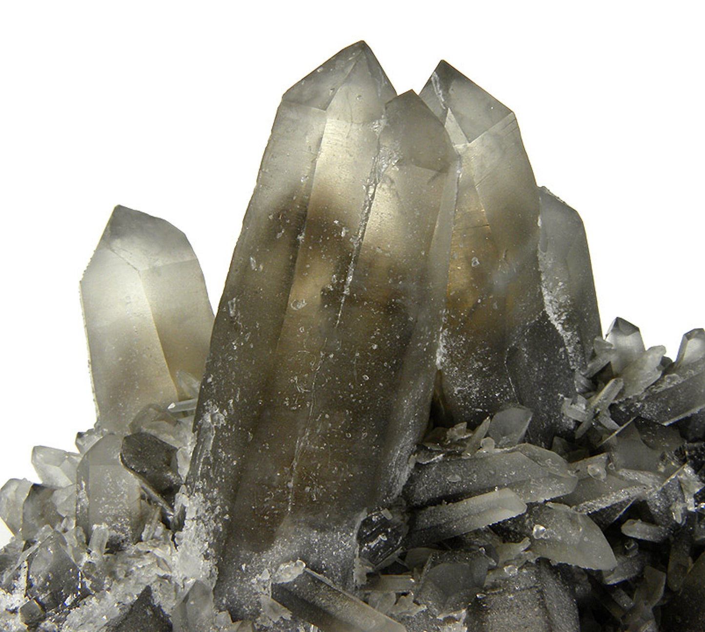 Quartz (var: Smoky)
(“phantom” group)