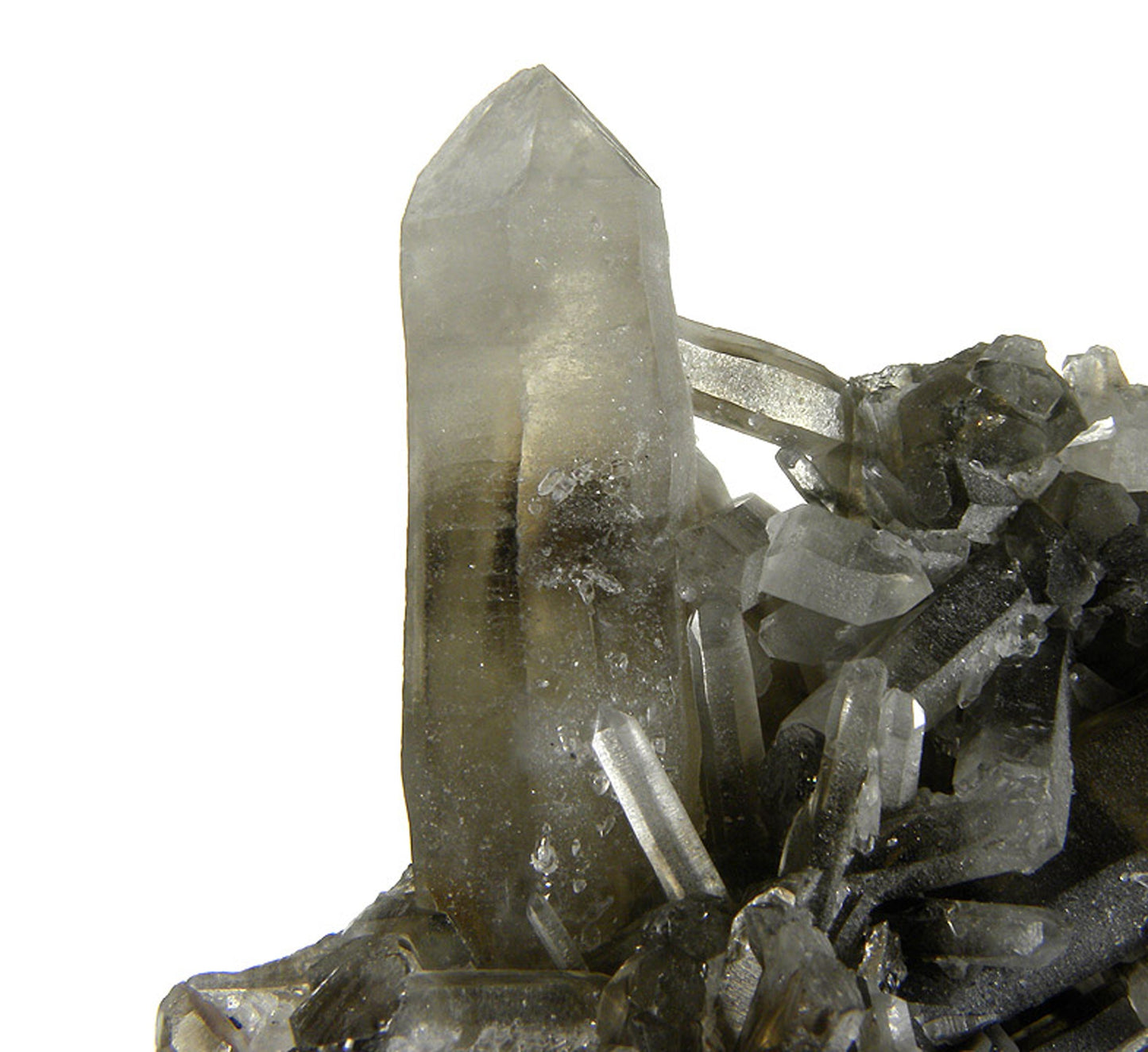 Quartz (var: Smoky)
(“phantom” group)
