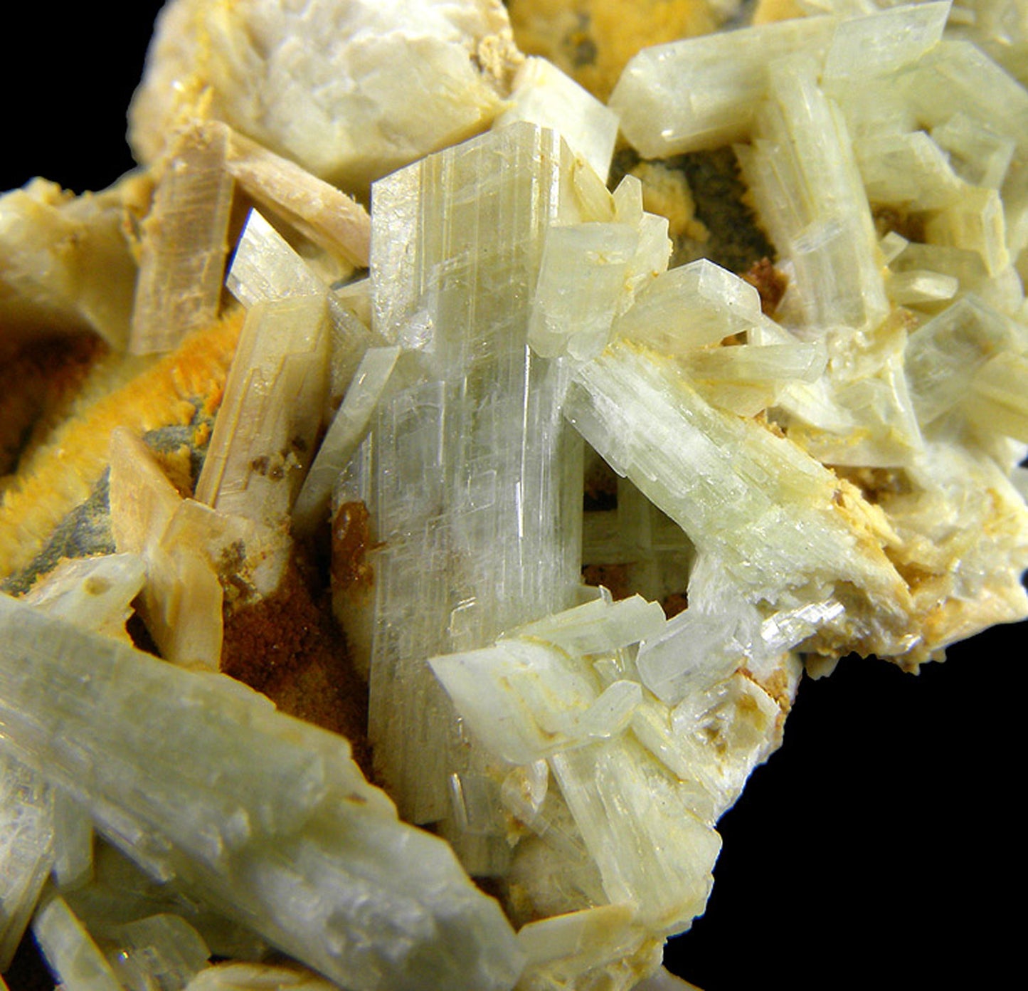 Paravauxite with Sigloite