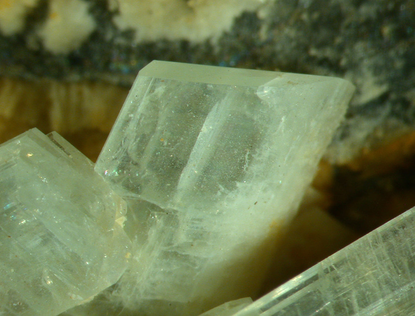 Paravauxite with Sigloite