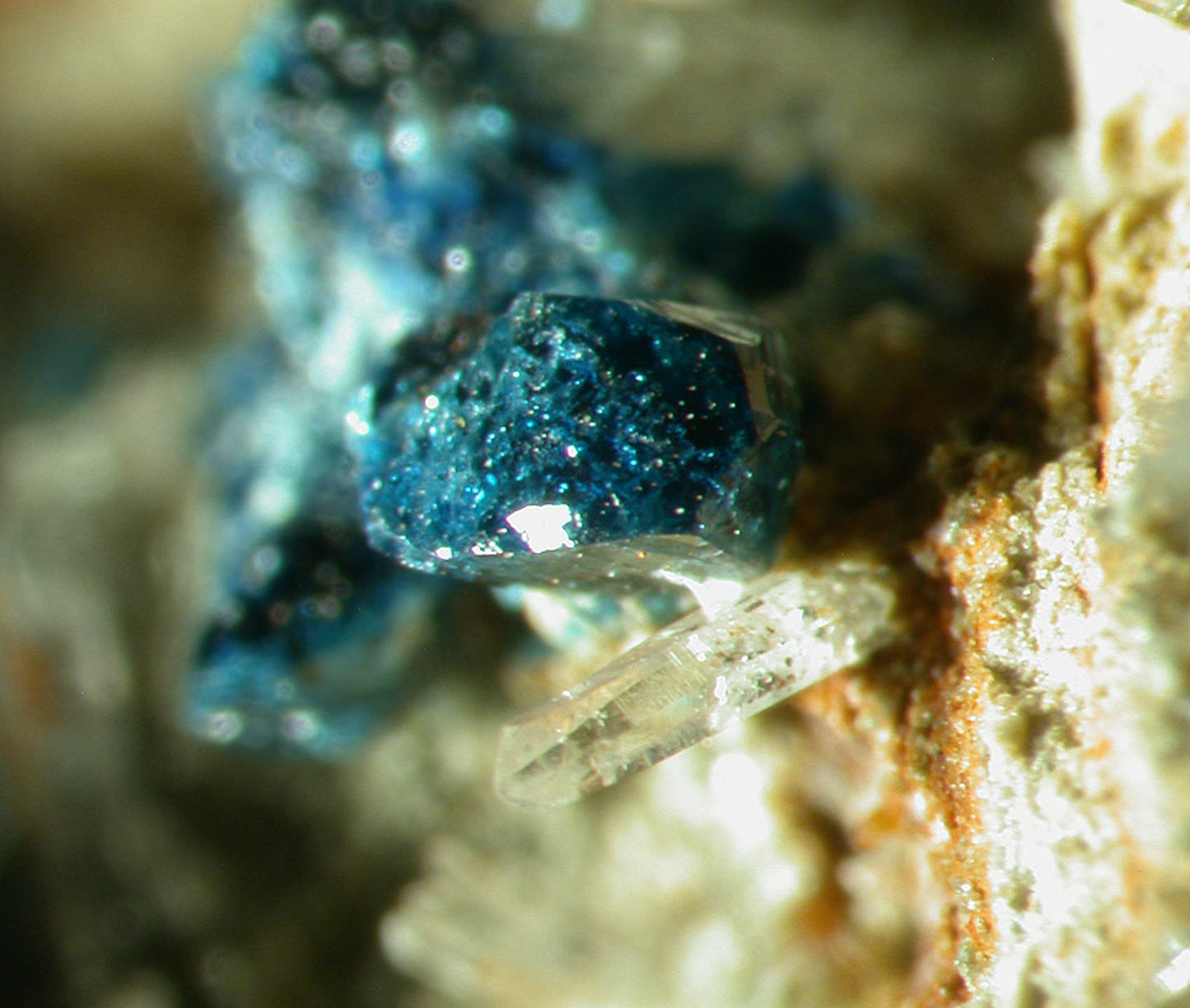 Scorzalite with Quartz