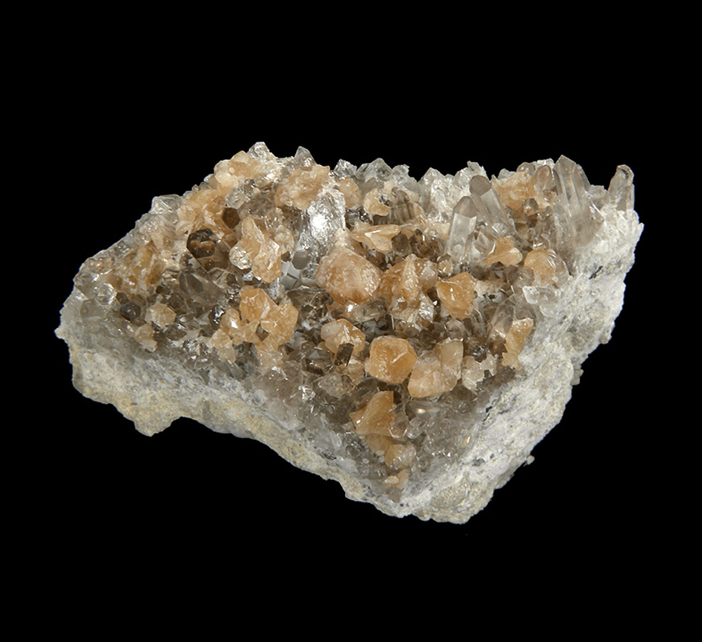 Monazite-(Ce) with Quartz