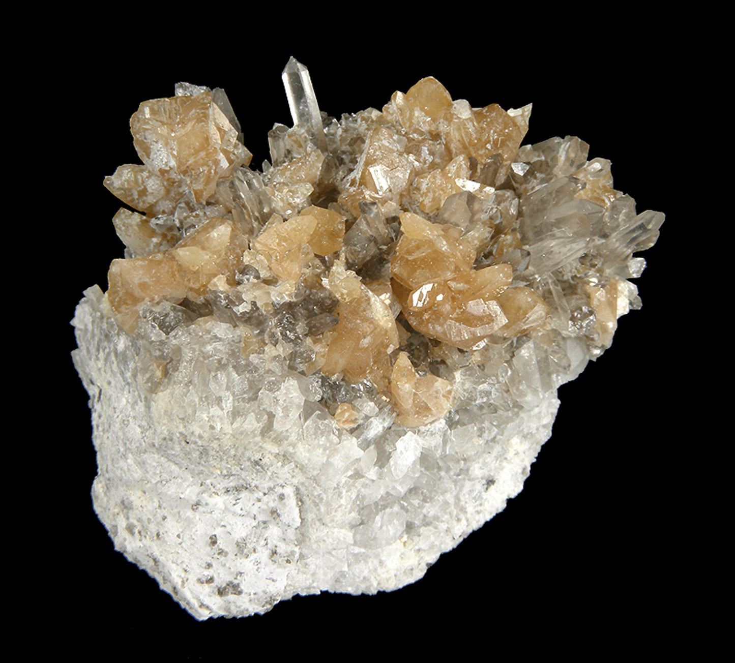 Monazite-(Ce) with Quartz