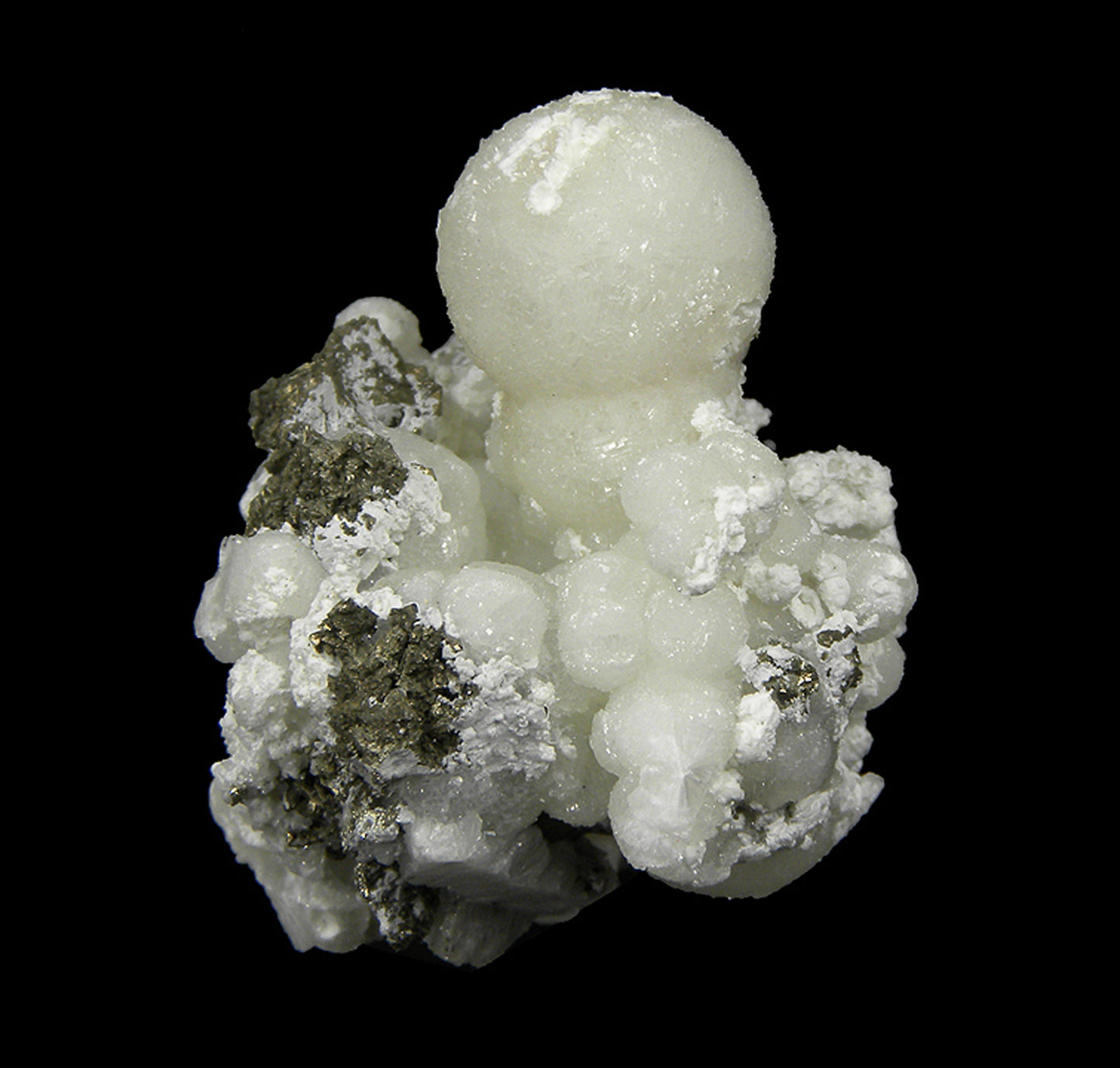 Wavellite with Pyrrhotite