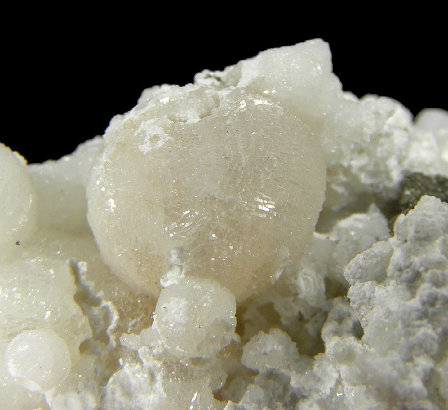 Wavellite with Pyrrhotite