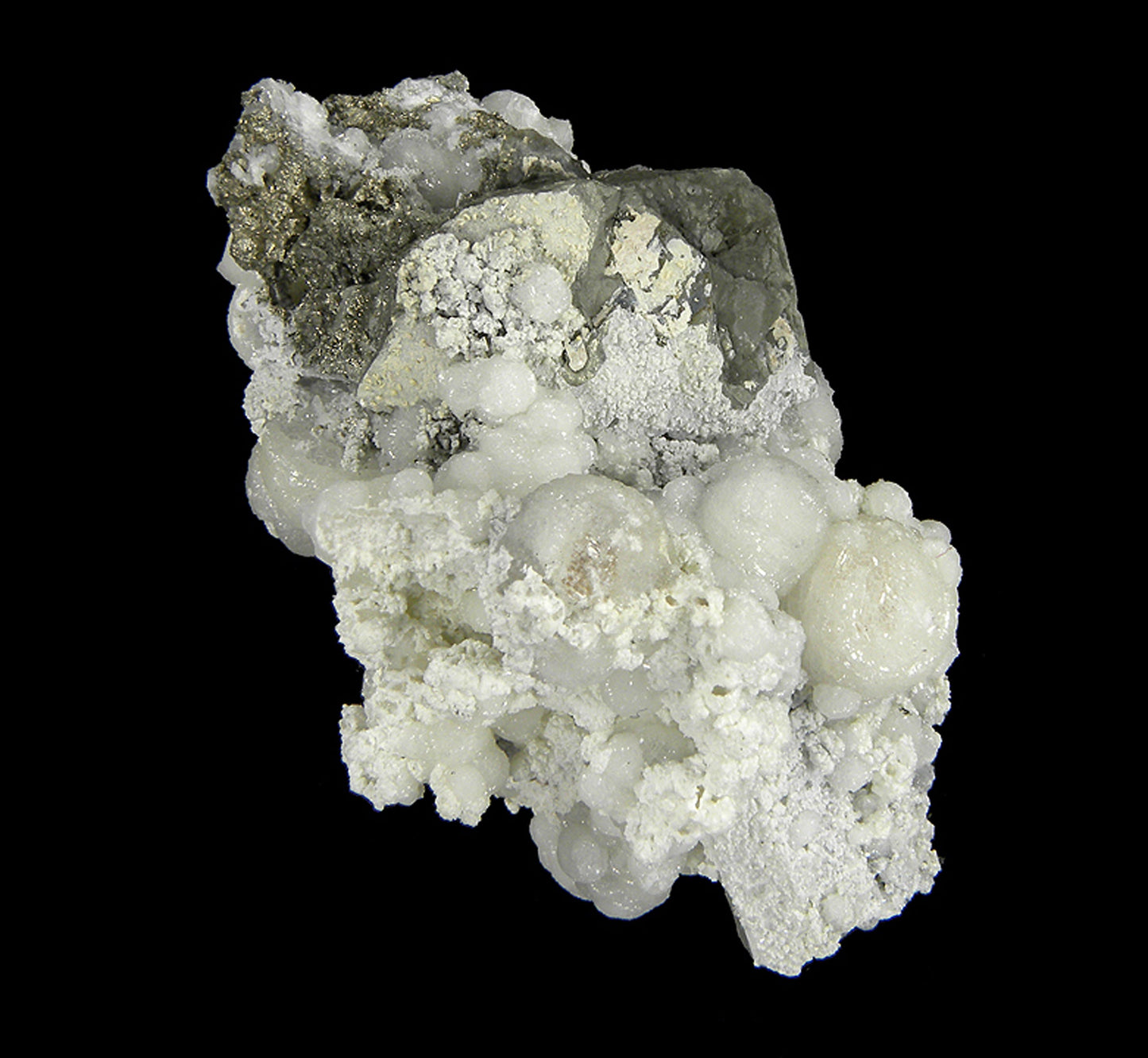 Wavellite with Pyrrhotite