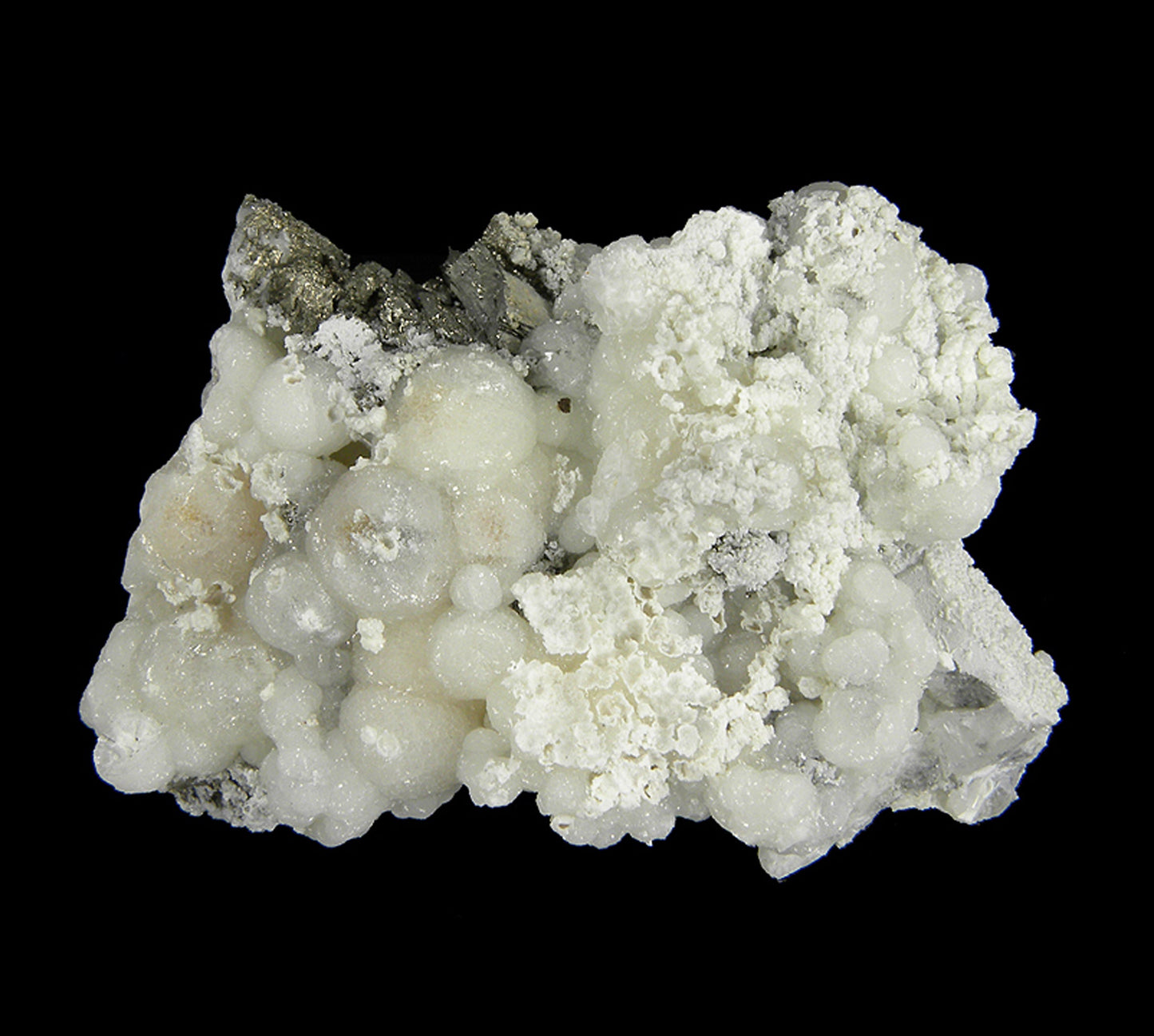 Wavellite with Pyrrhotite